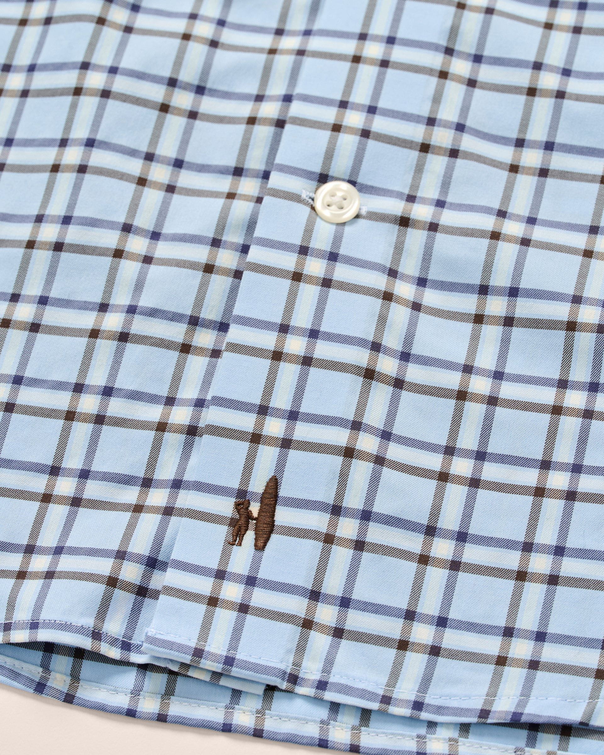 Johnnie-O Featherweight Performance Button Down Shirt - Jaden, Maliblu