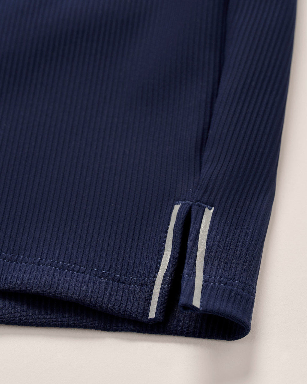 Johnnie-O Jumpin Ribbed Knit Performance Shorts, Navy