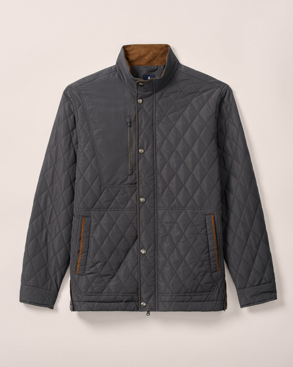 Johnnie-O Juno Quilted Snap Jacket