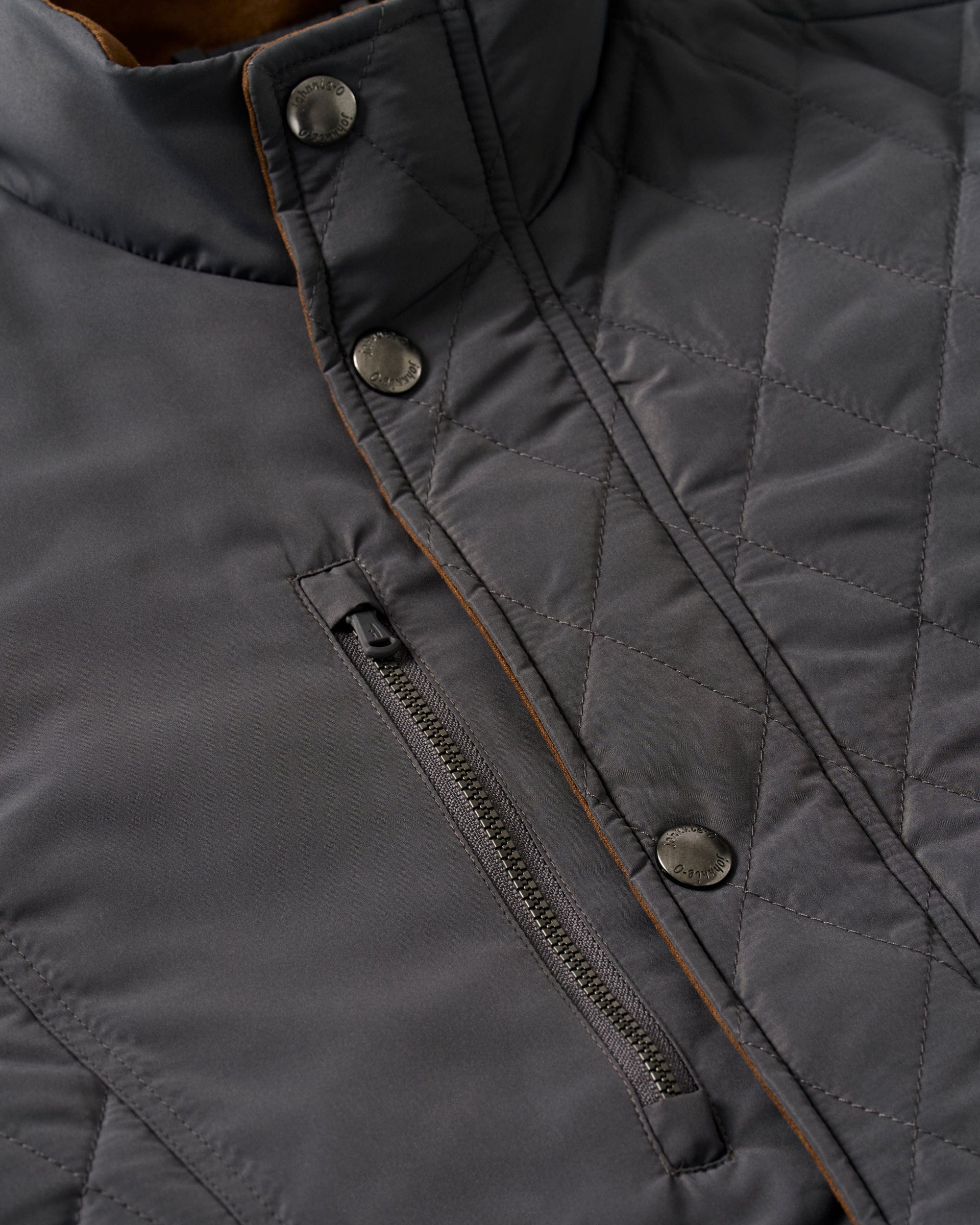 Johnnie-O Juno Quilted Snap Jacket