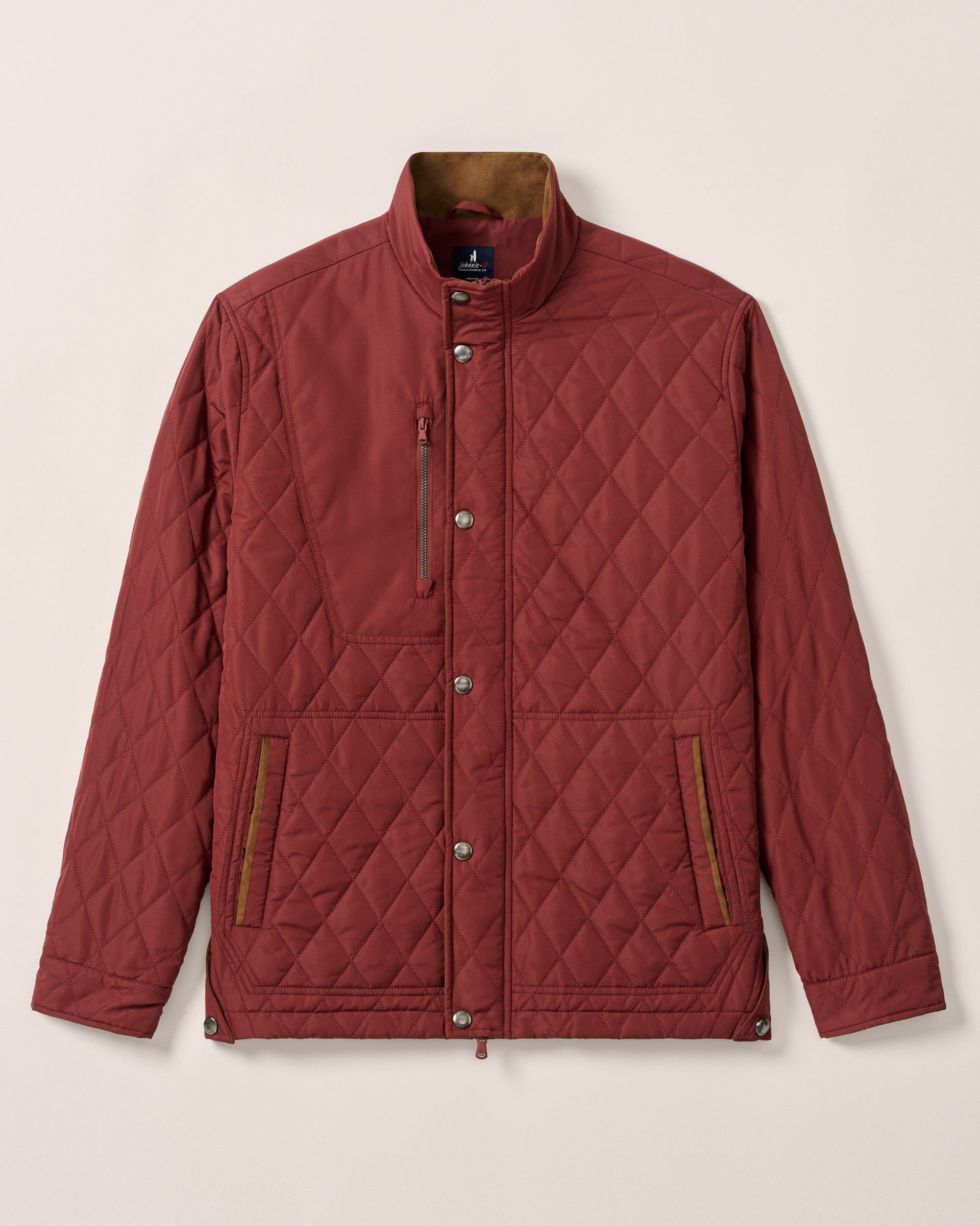 Johnnie-O Juno Quilted Snap Jacket