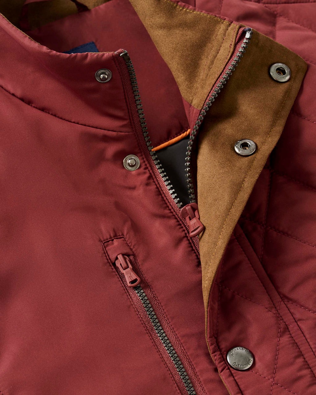 Johnnie-O Juno Quilted Snap Jacket