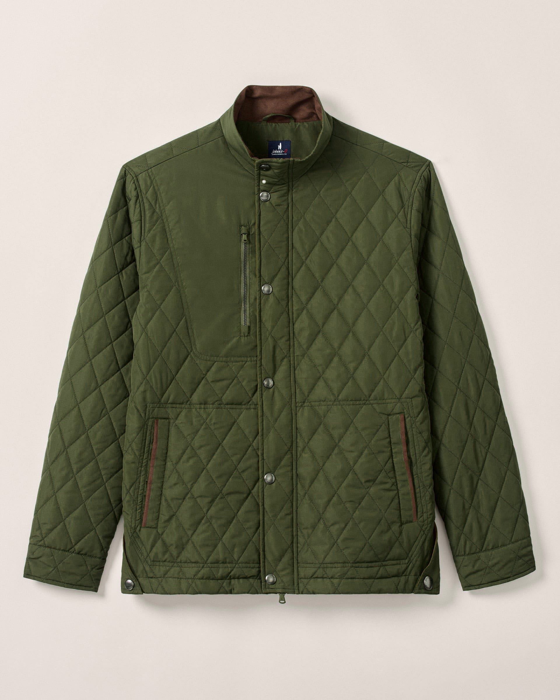 Johnnie-O Juno Quilted Snap Jacket