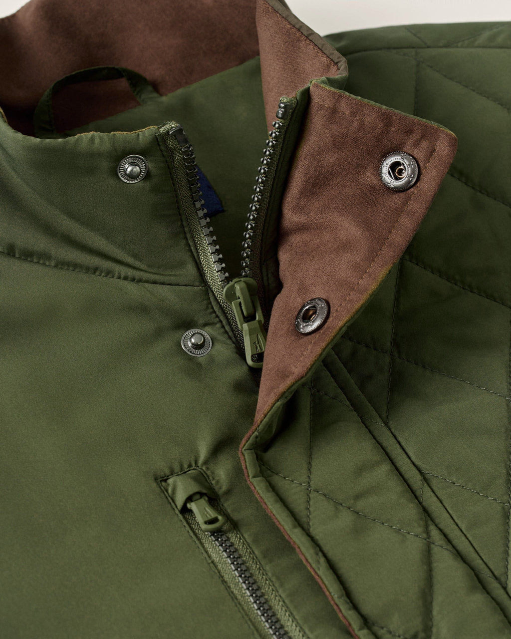 Johnnie-O Juno Quilted Snap Jacket