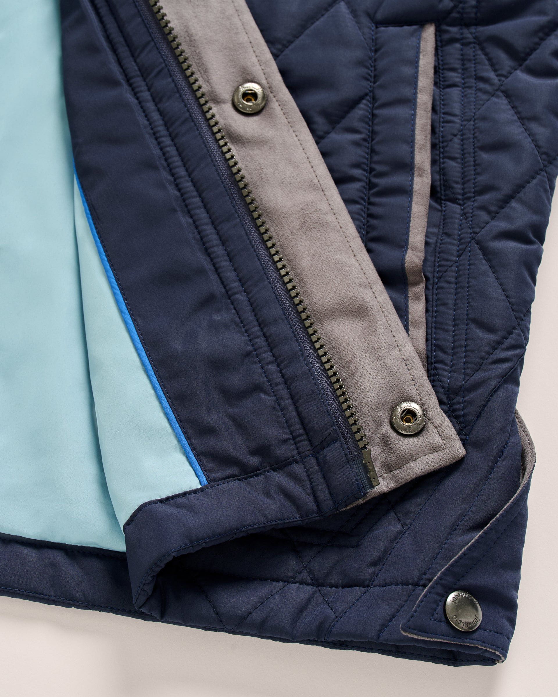 Johnnie-O Juno Quilted Snap Jacket
