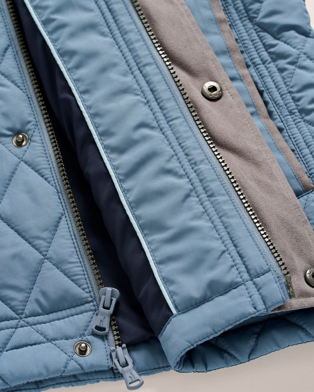 Johnnie-O Juno Quilted Snap Jacket