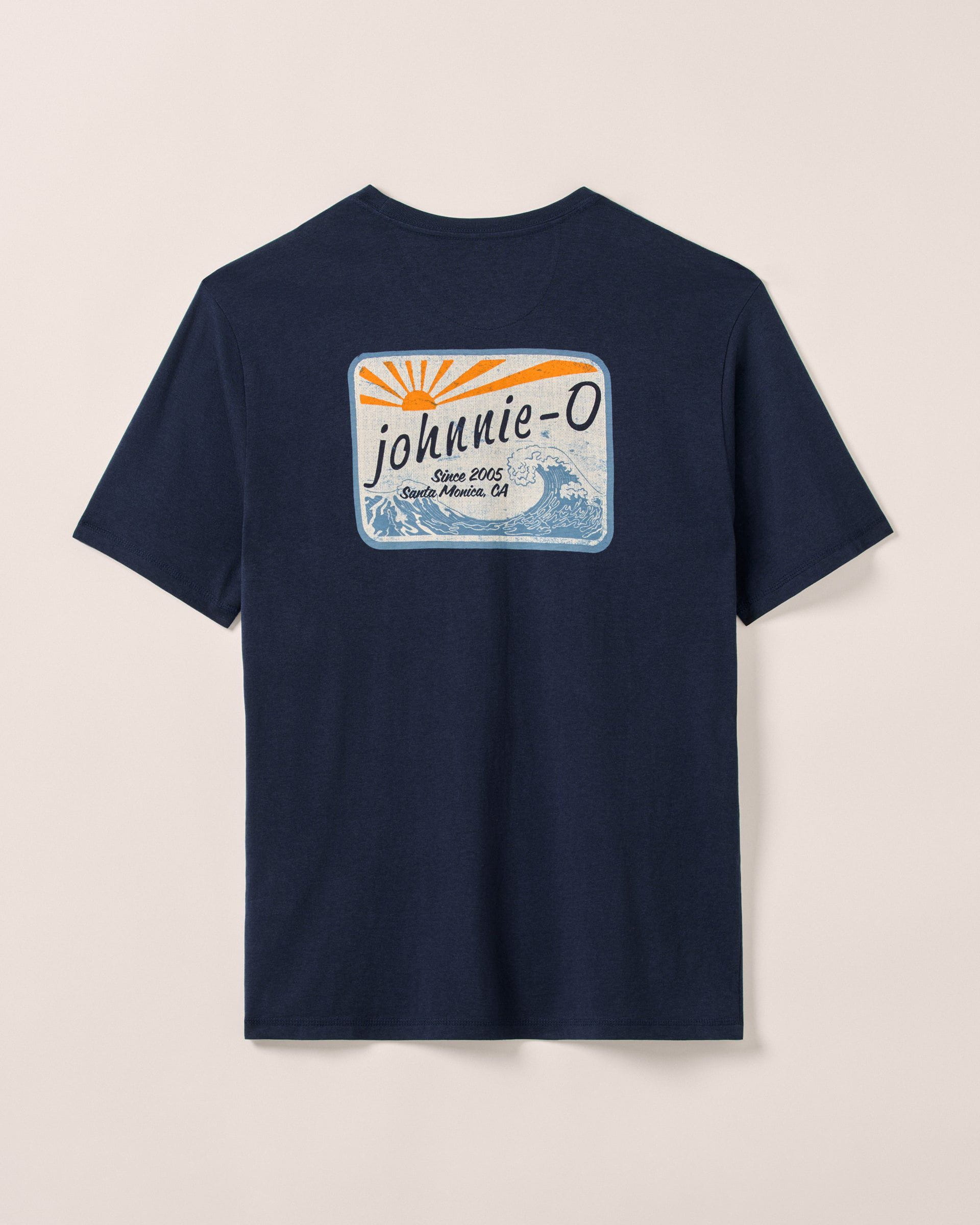Johnnie-O Kahuna Pocket T-Shirt, Navy