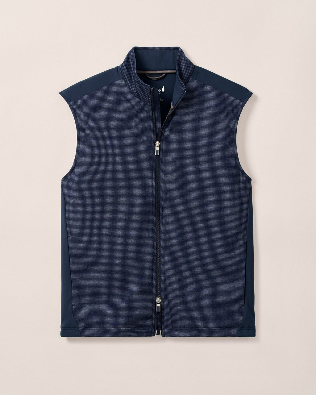 Johnnie-O Lomond Printed Knit Vest with PrimaLoft®, Navy