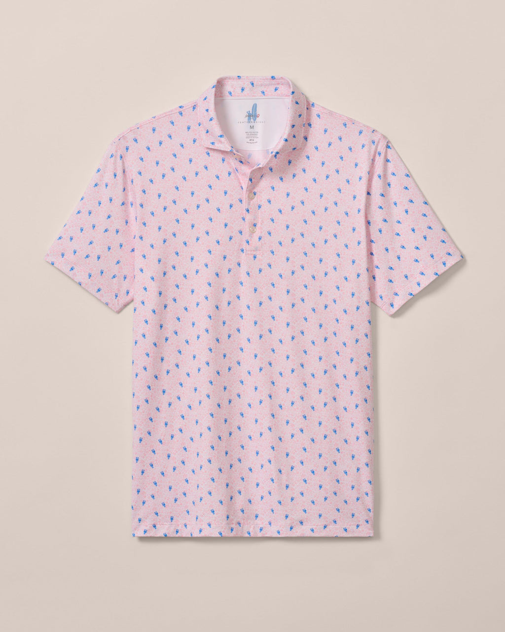 Johnnie-O Featherweight Performance Polo - Low Country, Azalea