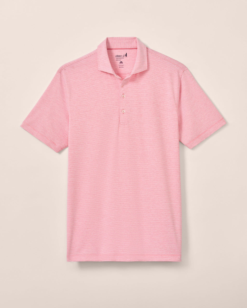 Johnnie-O Performance Jersey Polo - Lyndonn Stripe, Gulf Blue