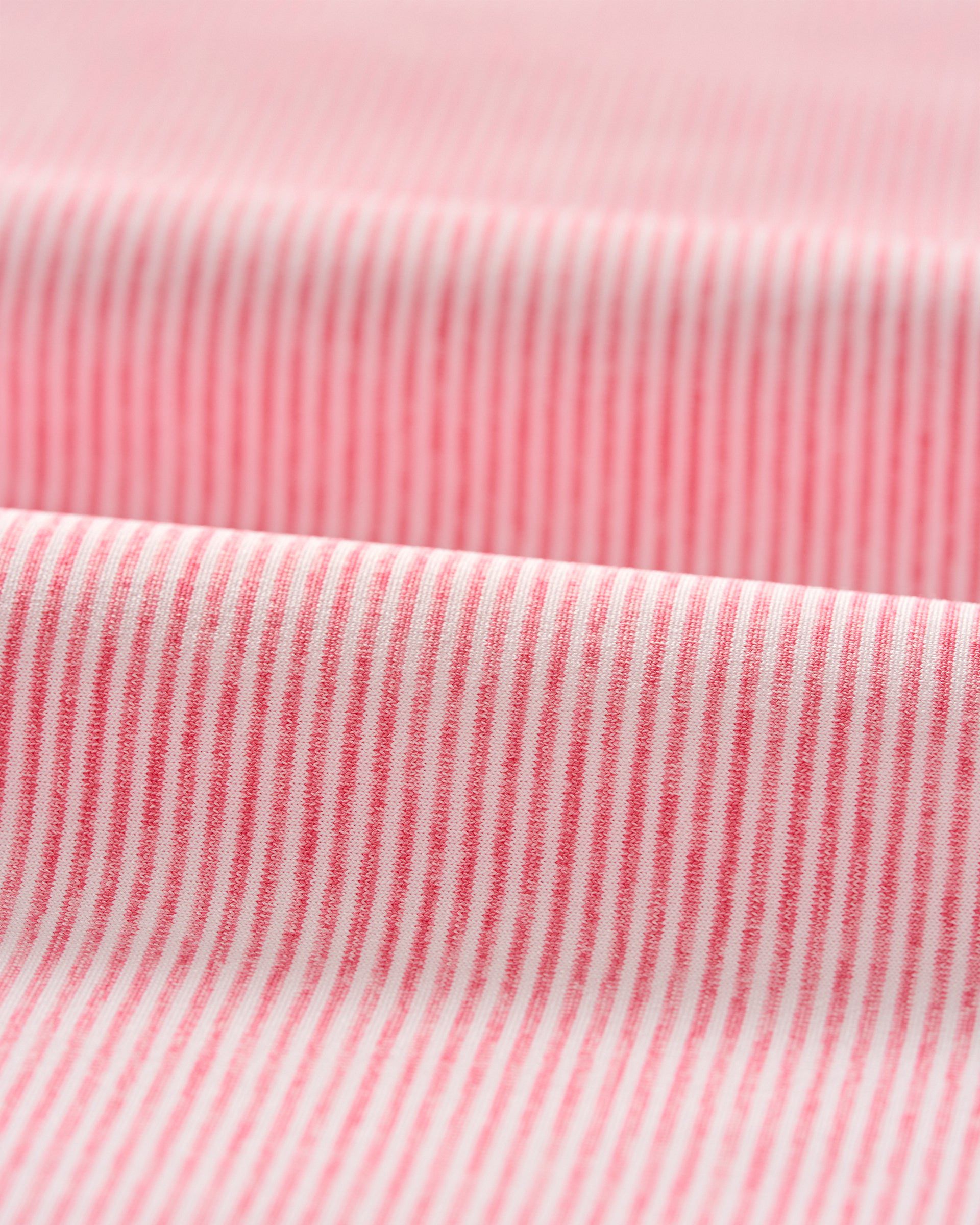 Johnnie-O Performance Jersey Polo - Lyndonn Stripe, Azalea