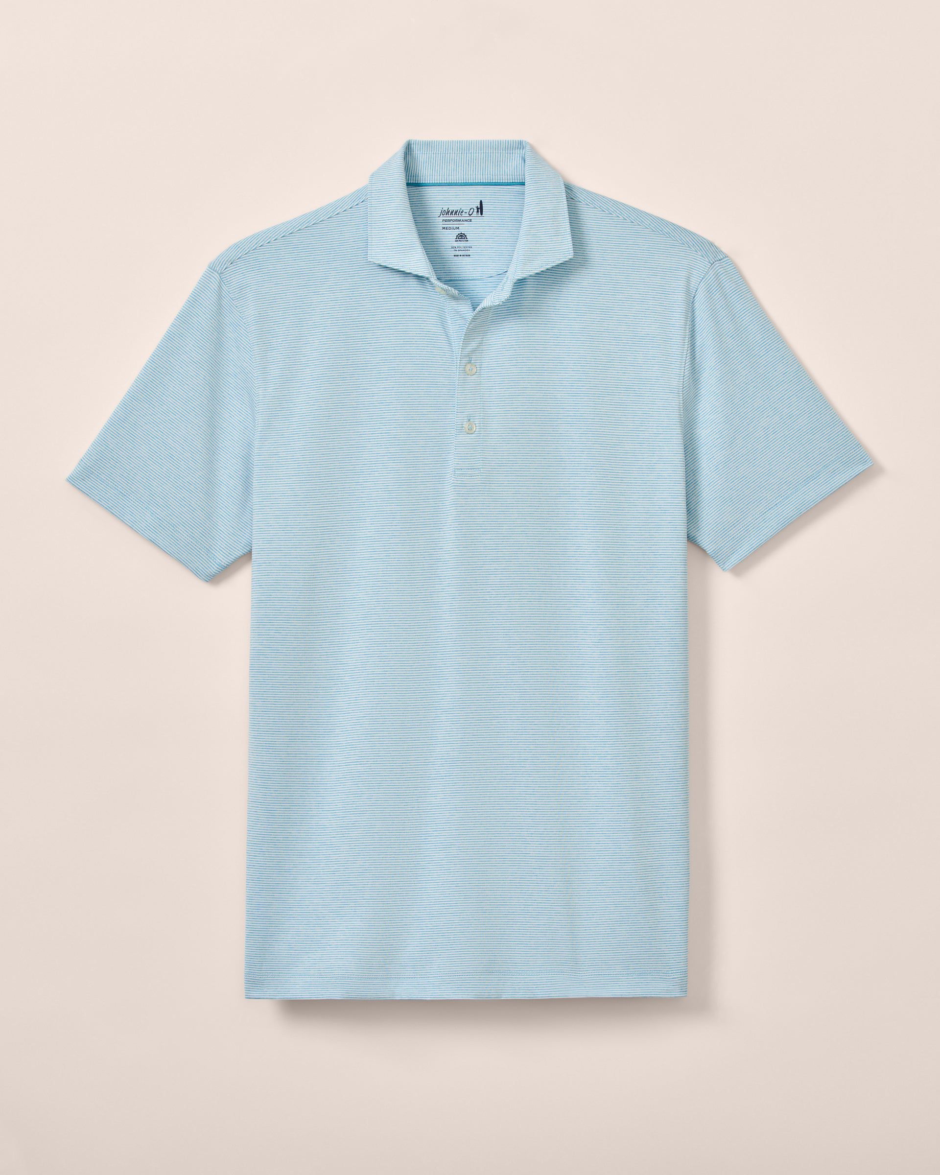 Johnnie-O Performance Jersey Polo - Lyndonn Stripe