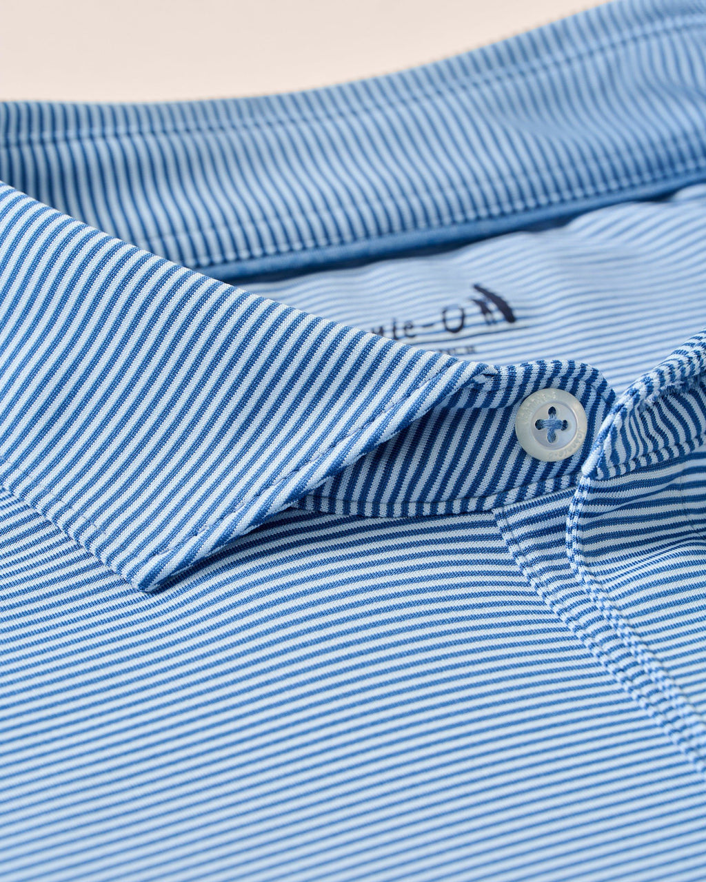 Johnnie-O Performance Jersey Polo - Lyndonn Stripe, Kona Lake