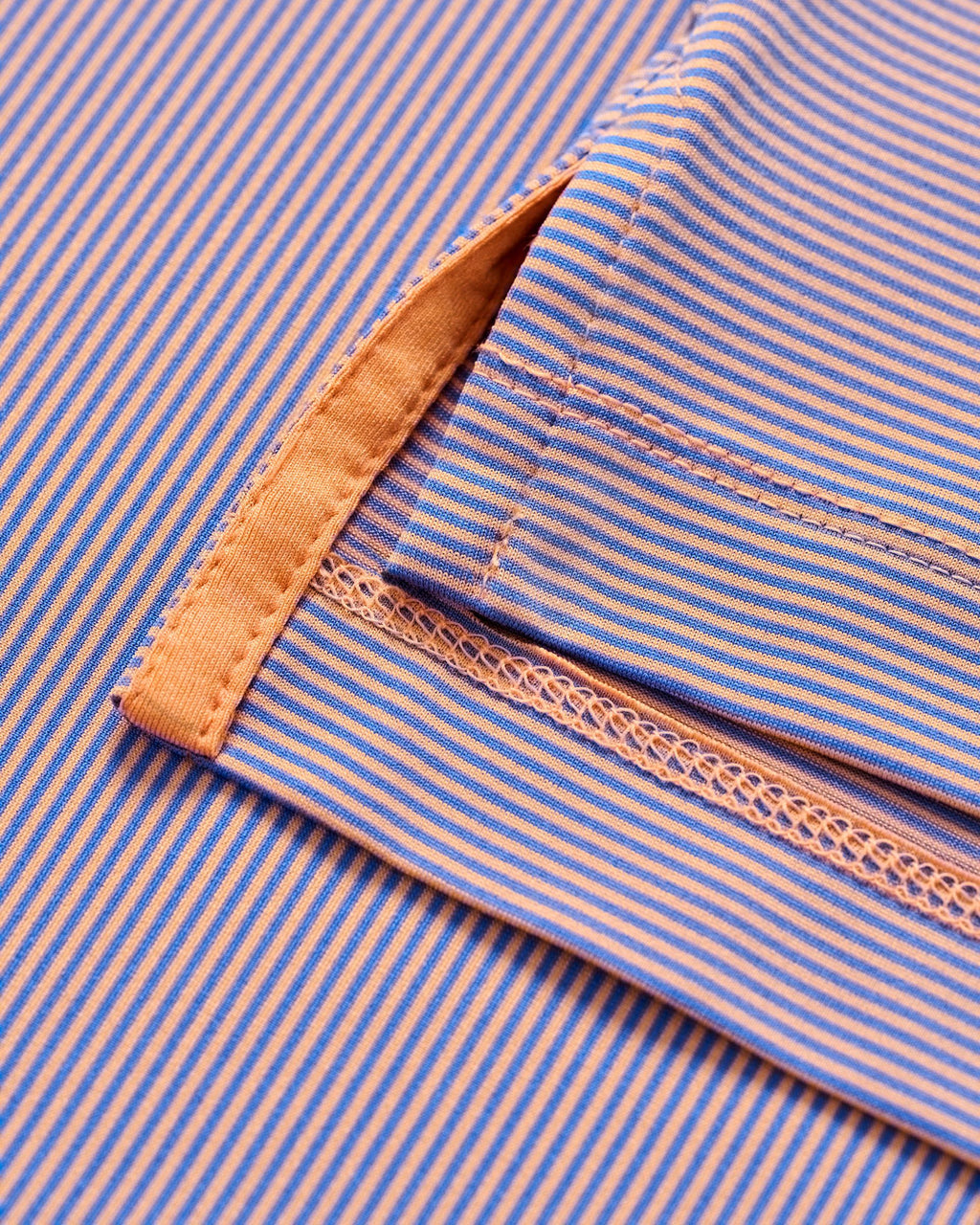 Johnnie-O Performance Jersey Polo - Lyndonn Stripe, Mango