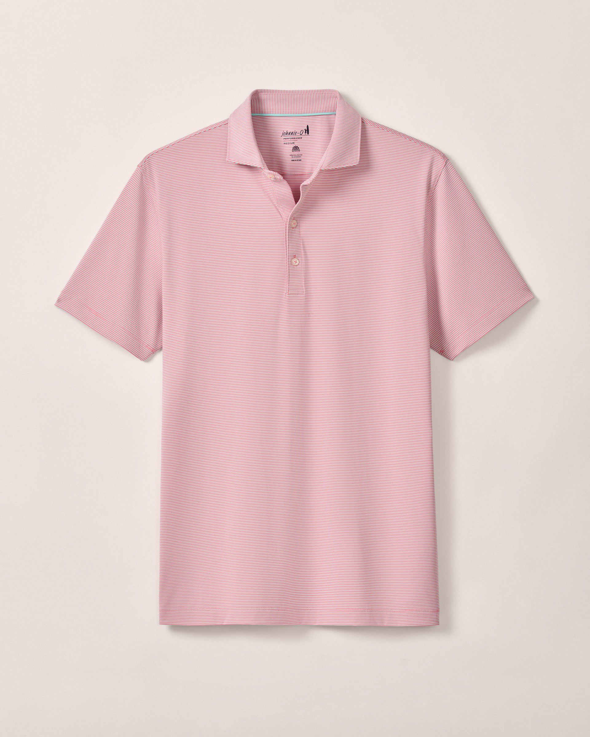 Johnnie-O Performance Jersey Polo - Lyndonn Stripe, Sardinia