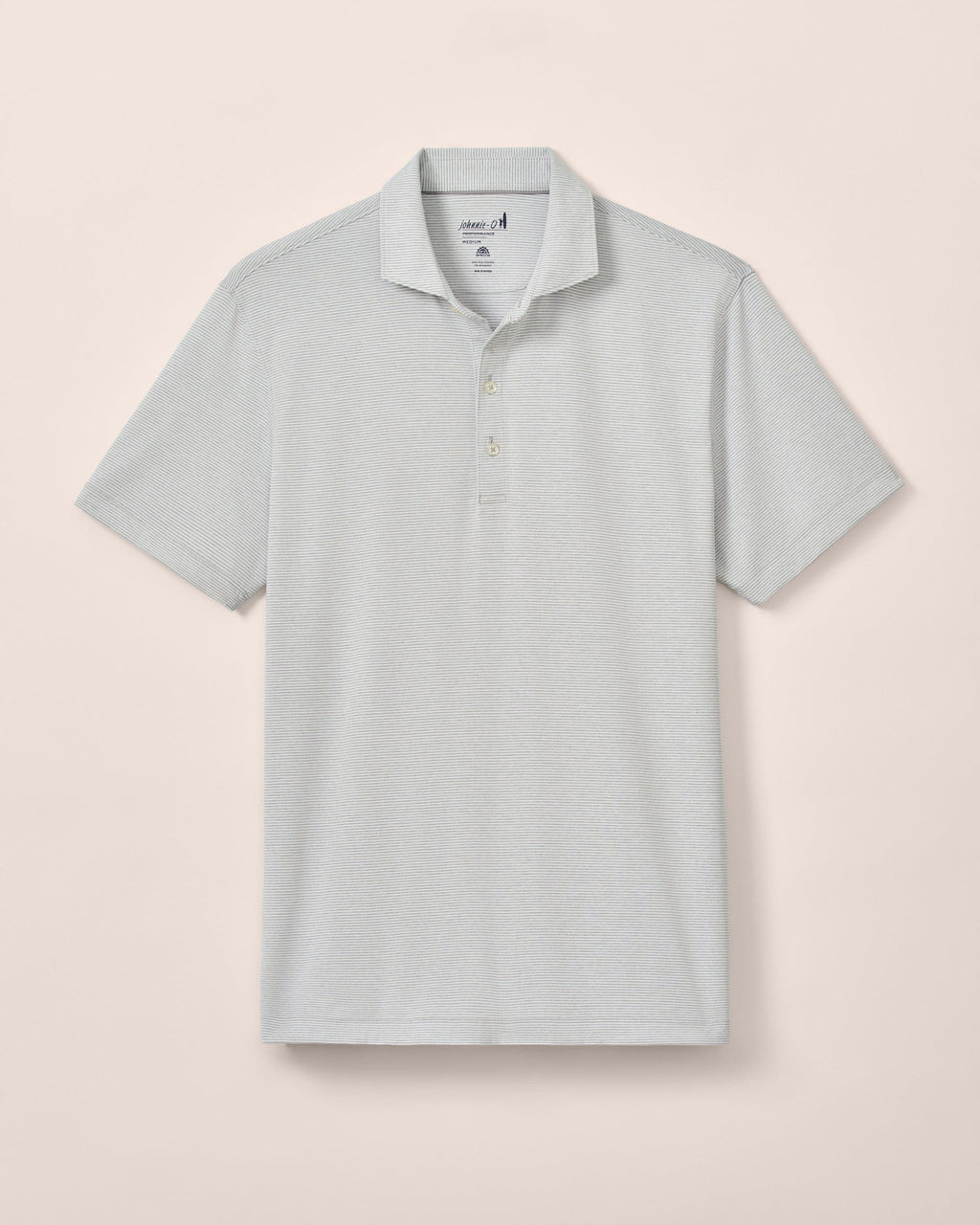 Johnnie-O Performance Jersey Polo - Lyndonn Stripe, Seal
