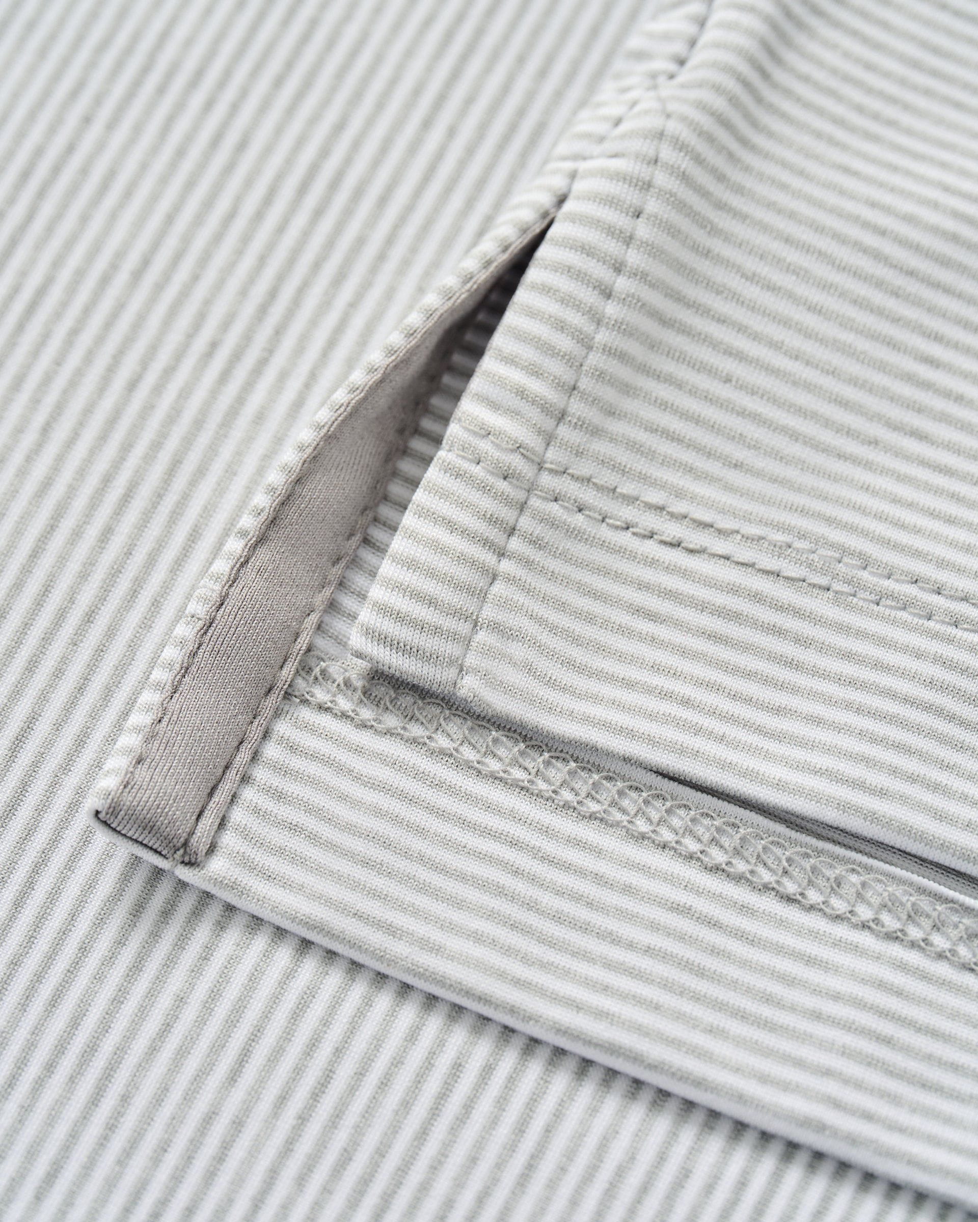 Johnnie-O Performance Jersey Polo - Lyndonn Stripe, Seal