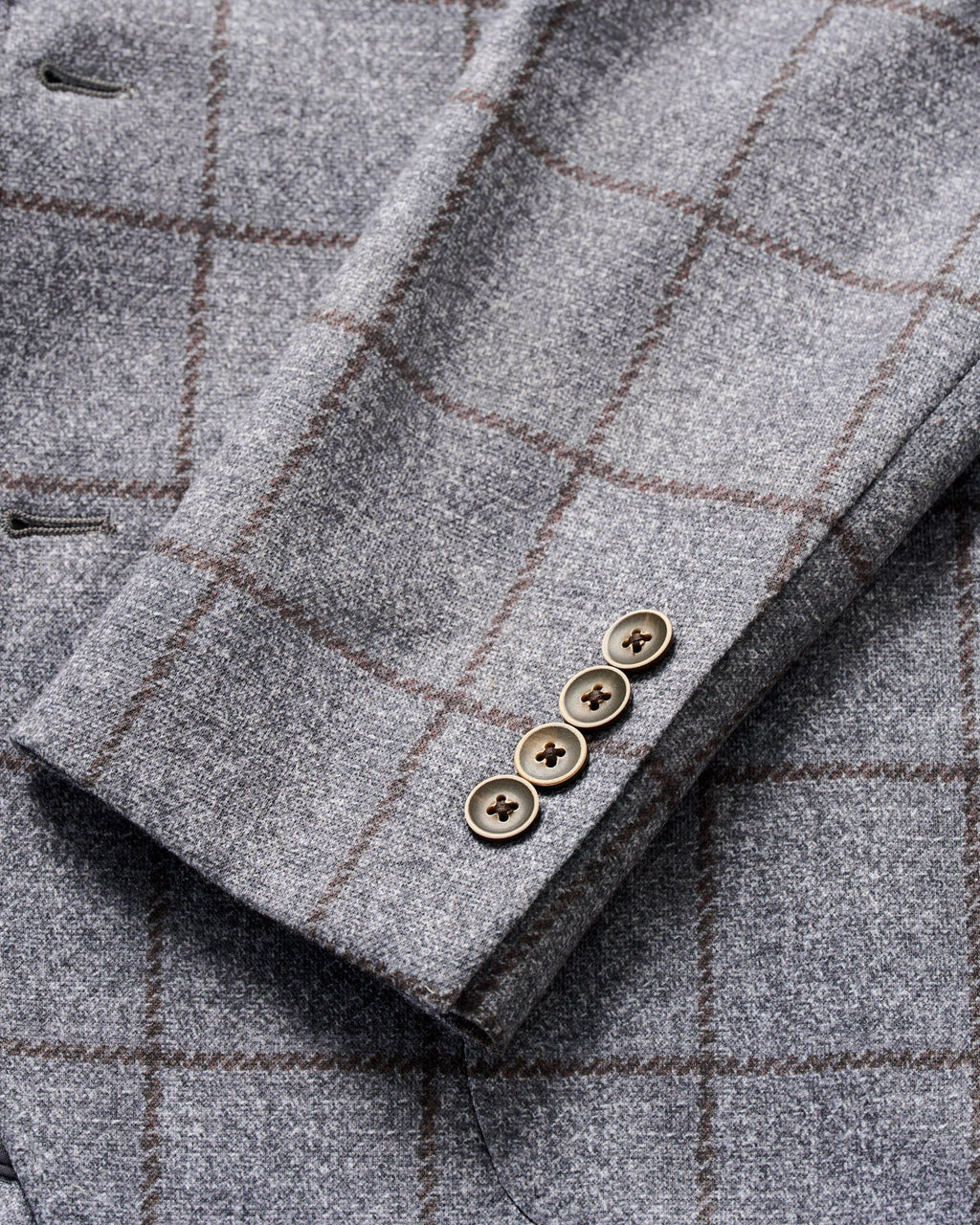 Johnnie-O Malachi Top Shelf Windowpane Knit Sport Coat, Gray