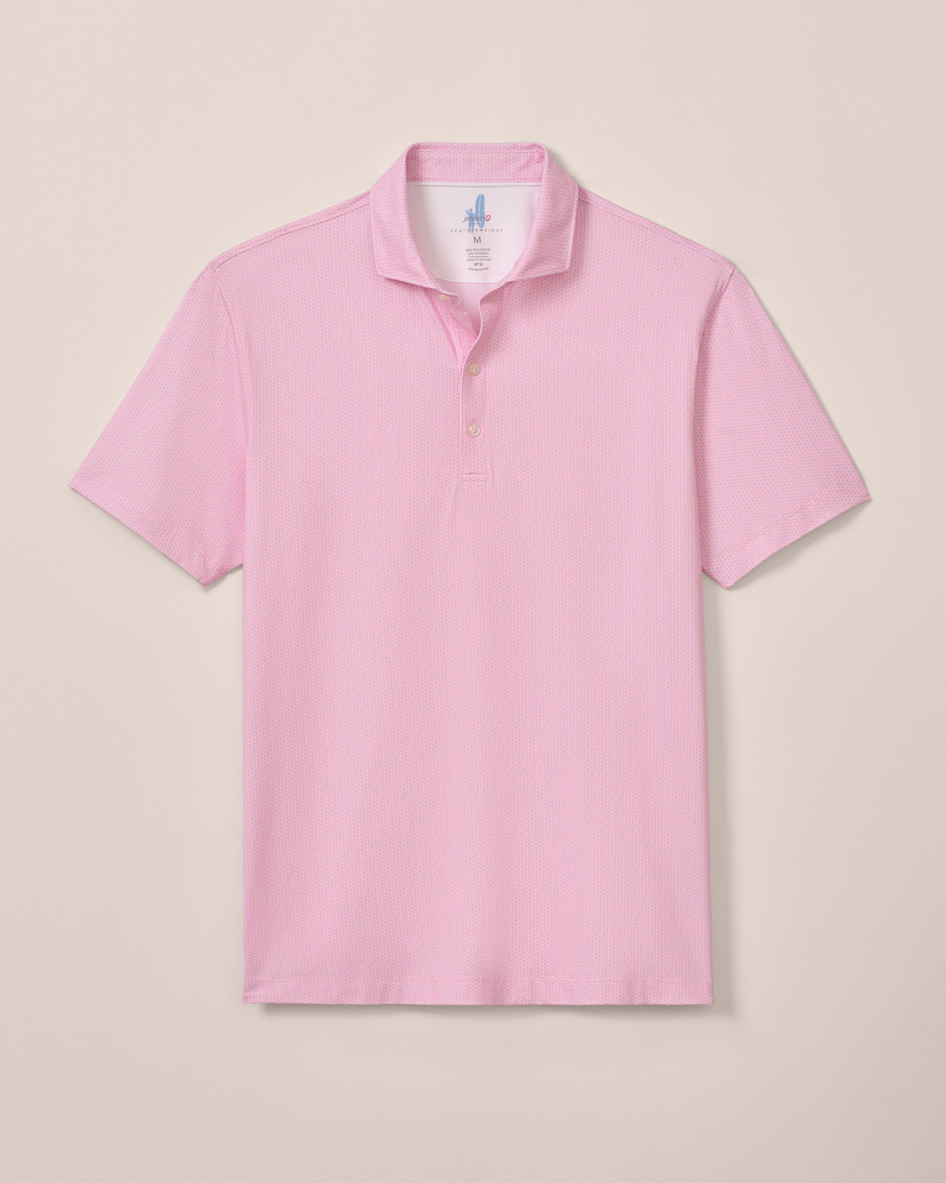 Johnnie-O Featherweight Performance Polo - Marlin, Azalea