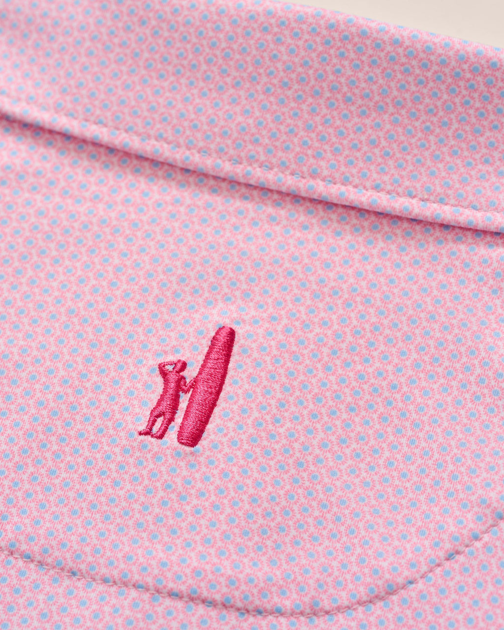 Johnnie-O Featherweight Performance Polo - Marlin, Azalea