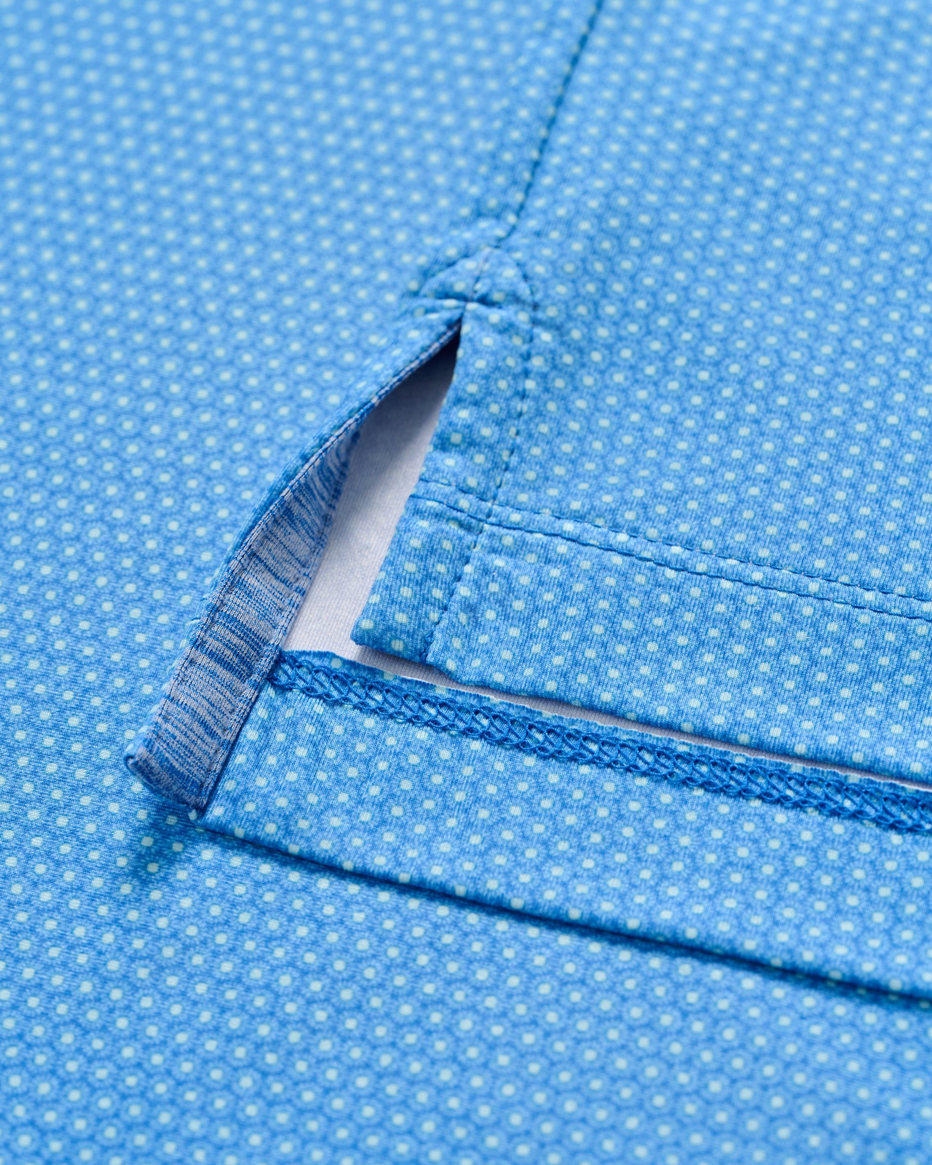 Johnnie-O Featherweight Performance Polo - Marlin, Palisades Blue