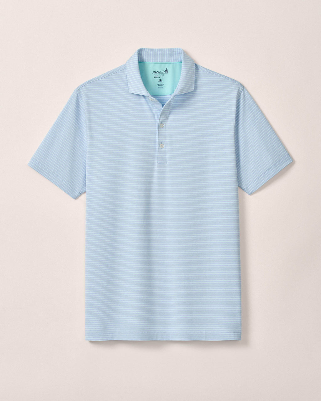 Johnnie-O Performance Jersey Polo - Michael Stripe, Kona