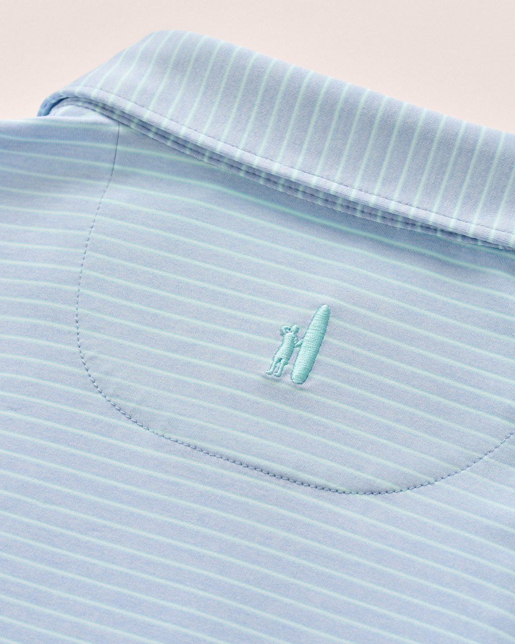 Johnnie-O Performance Jersey Polo - Michael Stripe, Kona