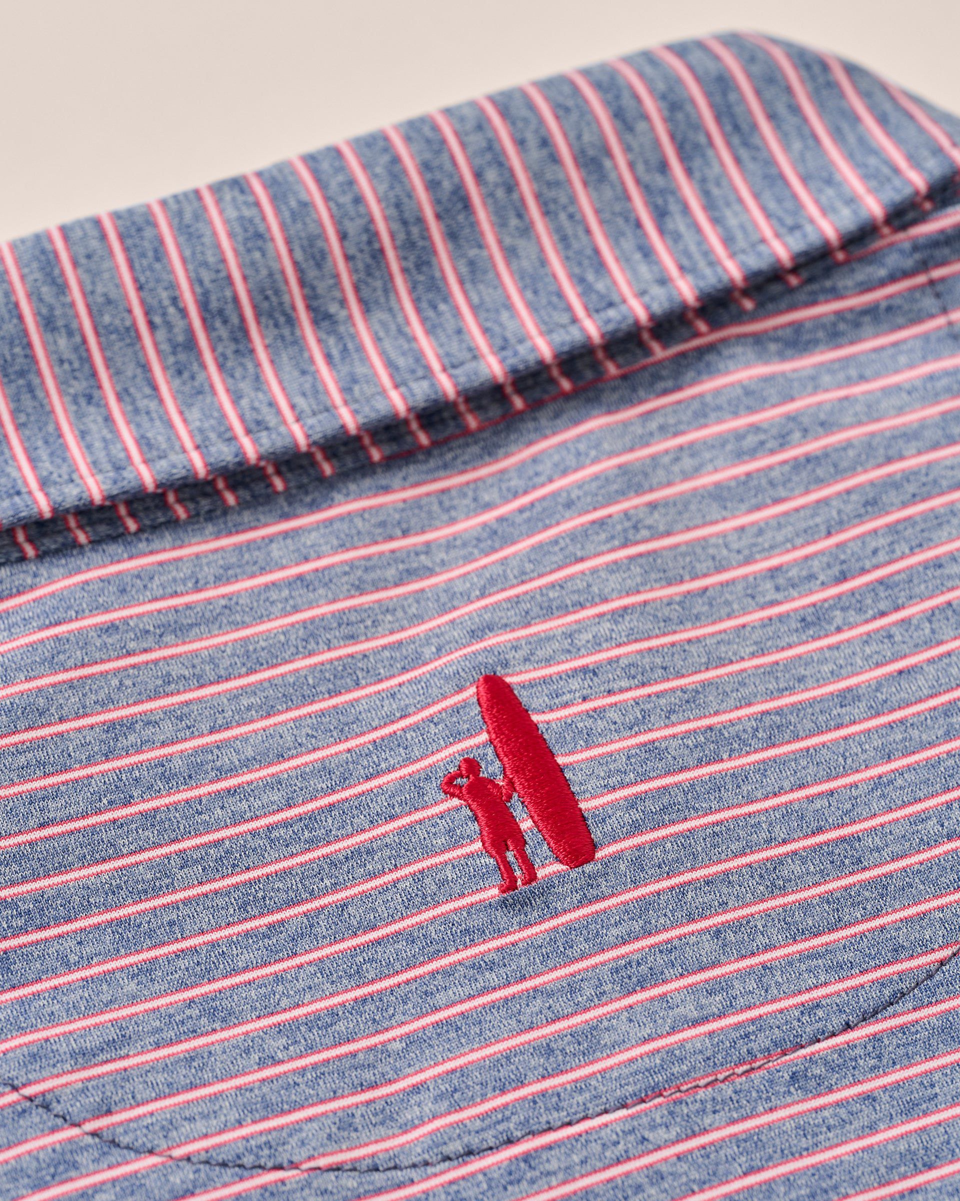 Johnnie-O Performance Jersey Polo - Michael Stripe