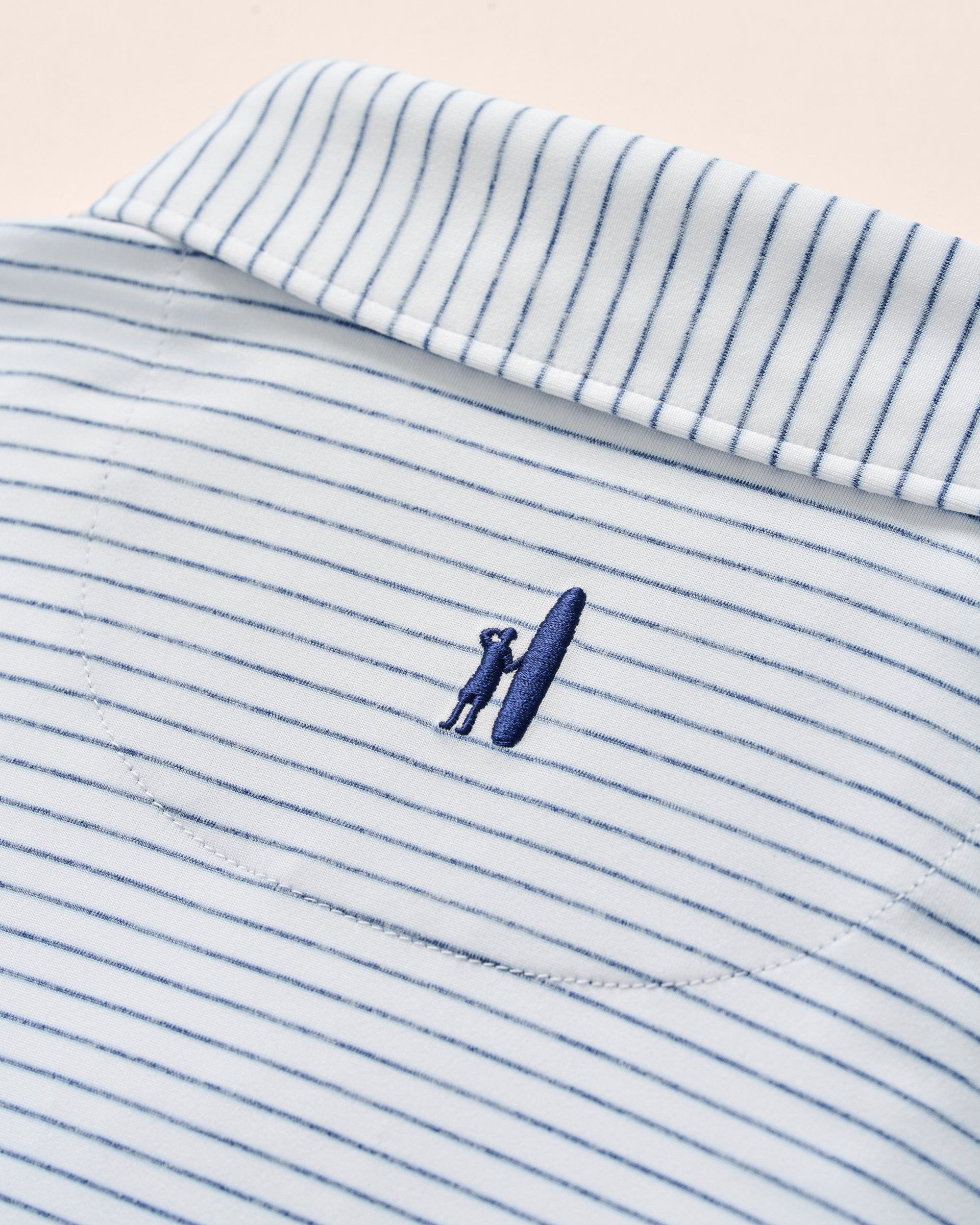 Johnnie-O Performance Jersey Polo - Michael Stripe