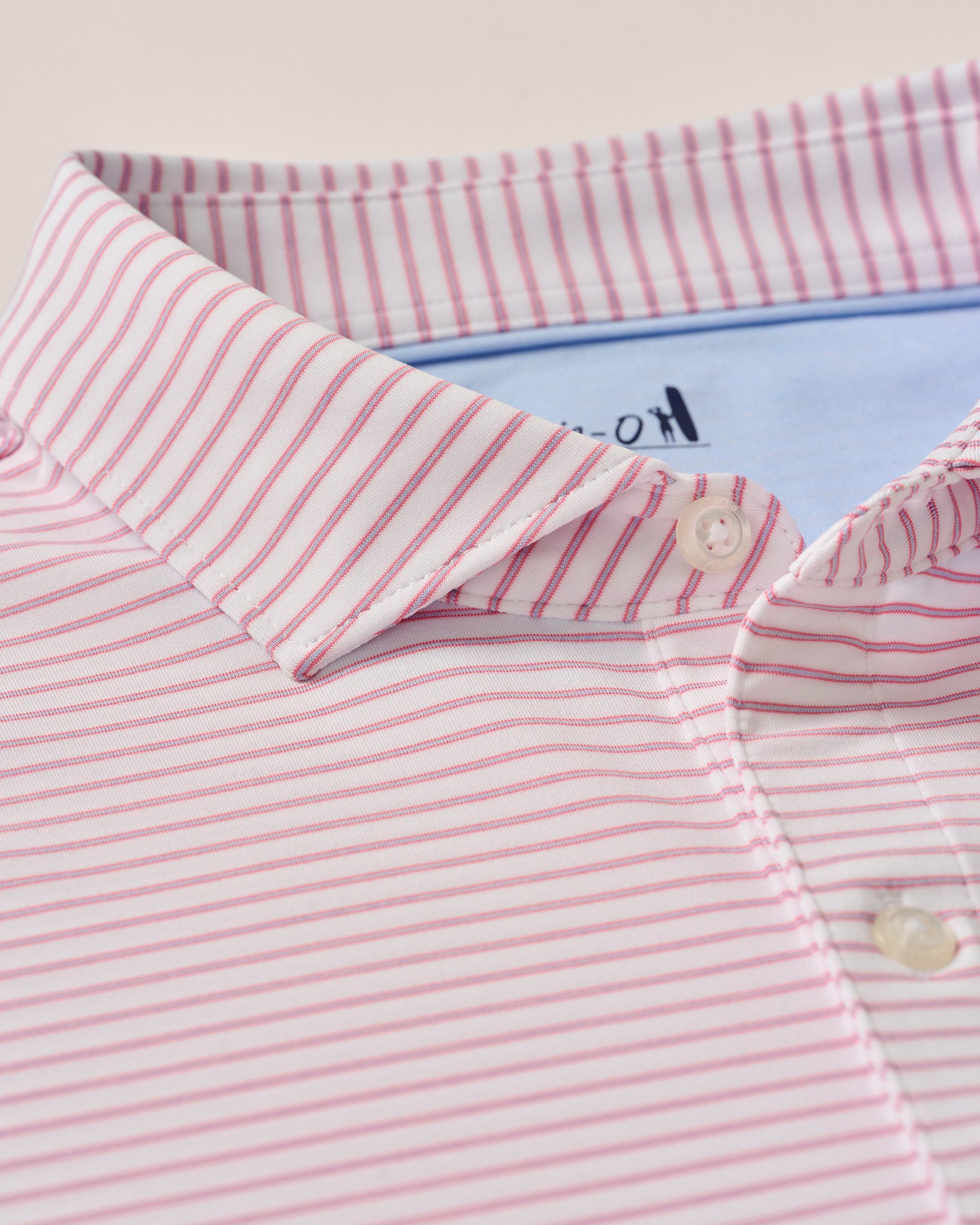 Johnnie-O Performance Jersey Polo - Michael Stripe