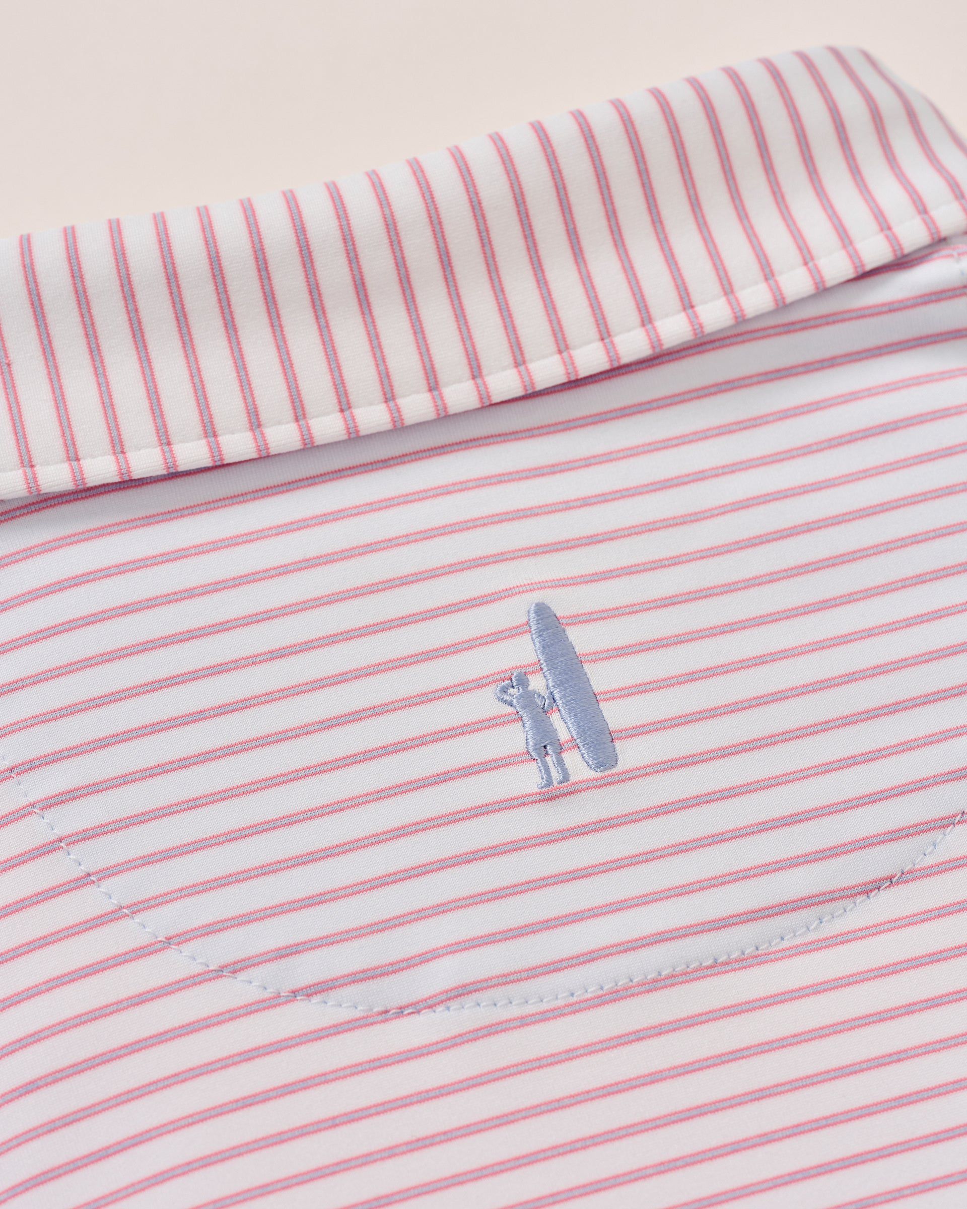 Johnnie-O Performance Jersey Polo - Michael Stripe