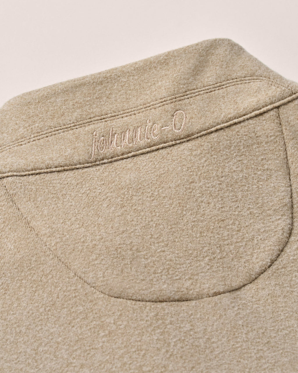 Johnnie-O Mikey Performance 1/4 Zip Pullover, Almond