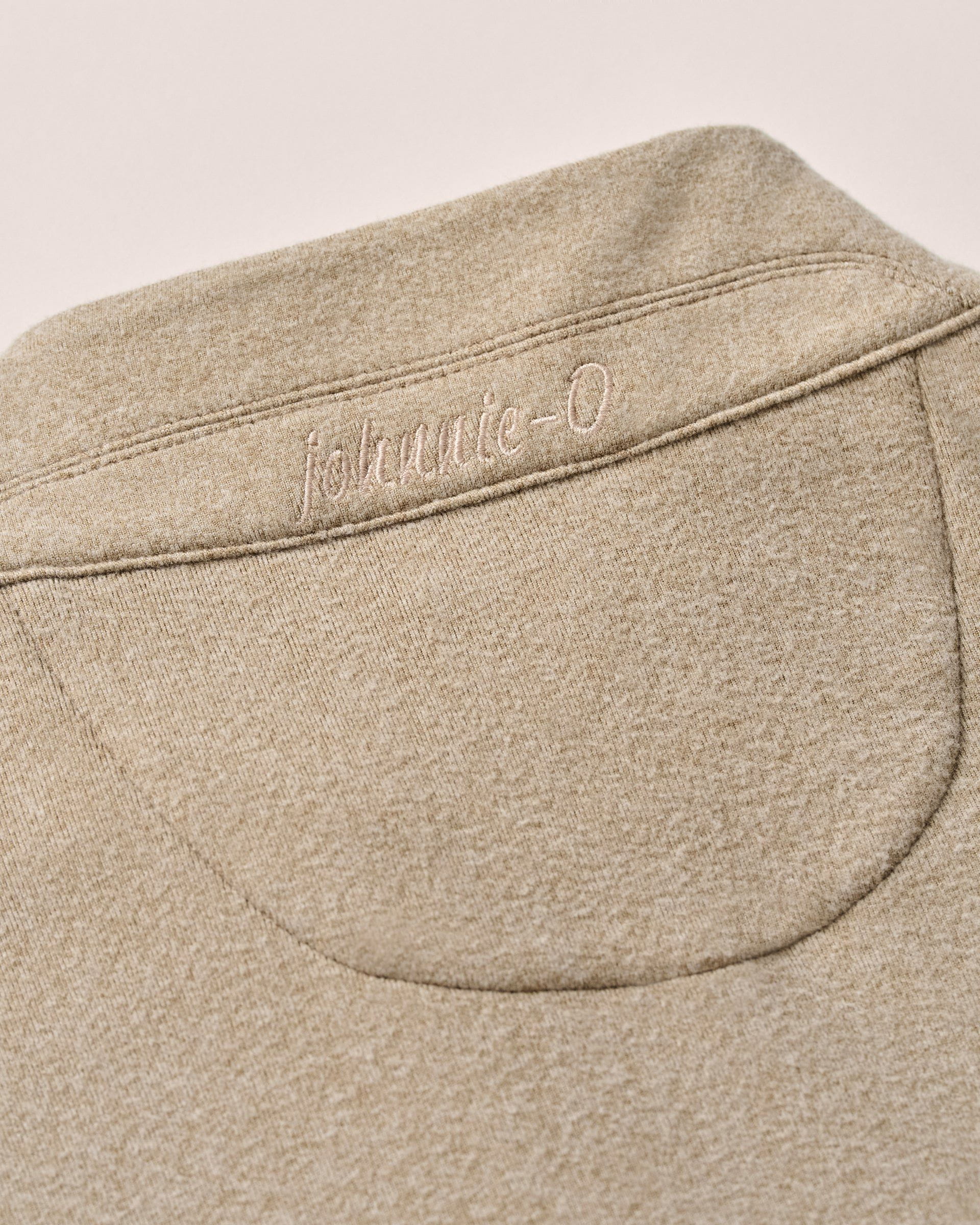 Johnnie-O Mikey Performance 1/4 Zip Pullover, Almond