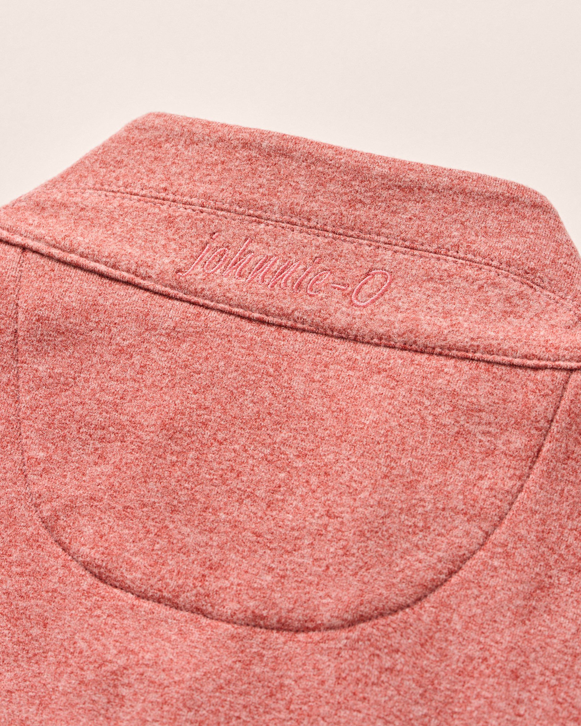 Johnnie-O Mikey Performance 1/4 Zip Pullover, Brick