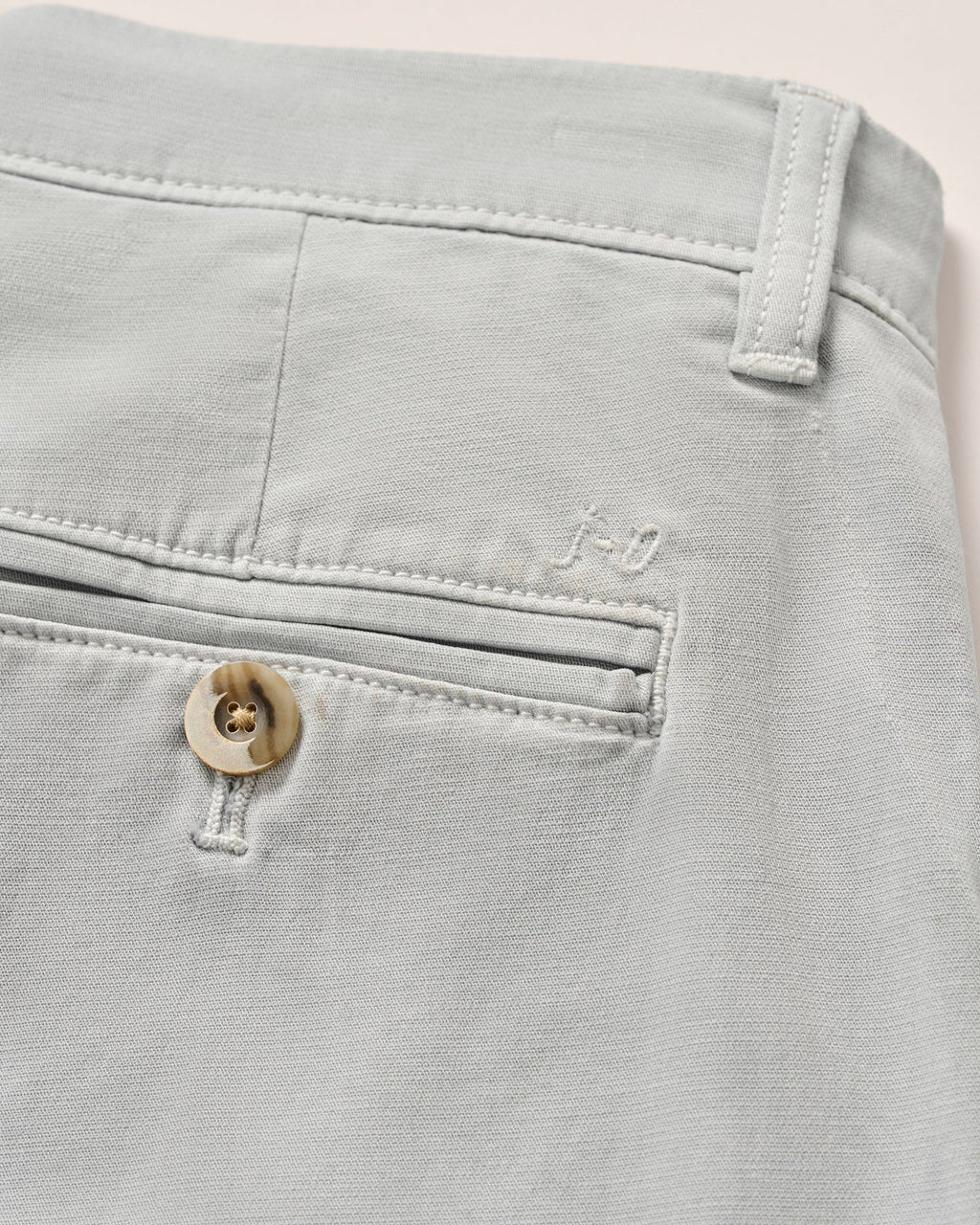 Johnnie-O Nassau Cotton Blend Shorts, Chrome