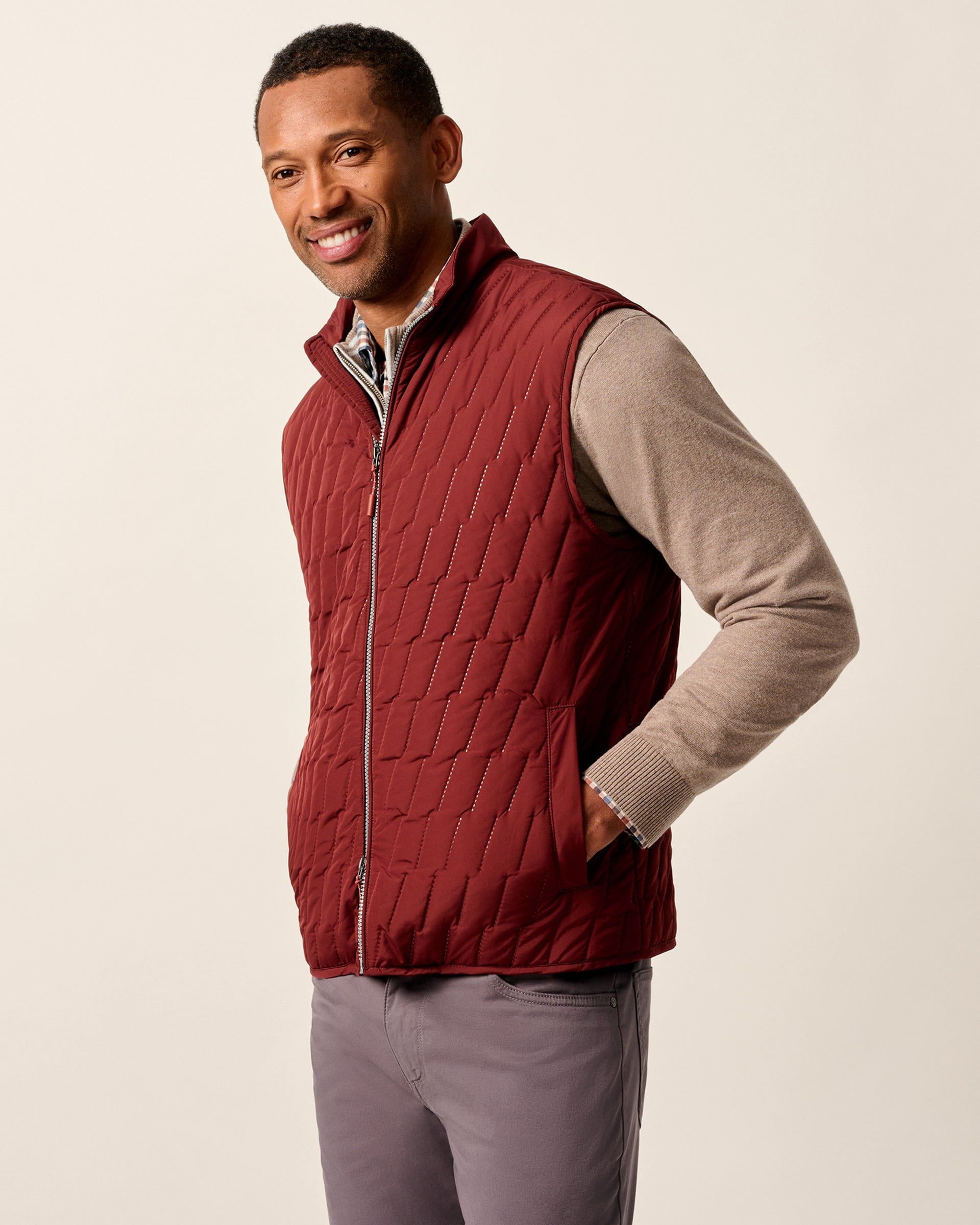 Johnnie-O Belfry Quilted Puffer Vest