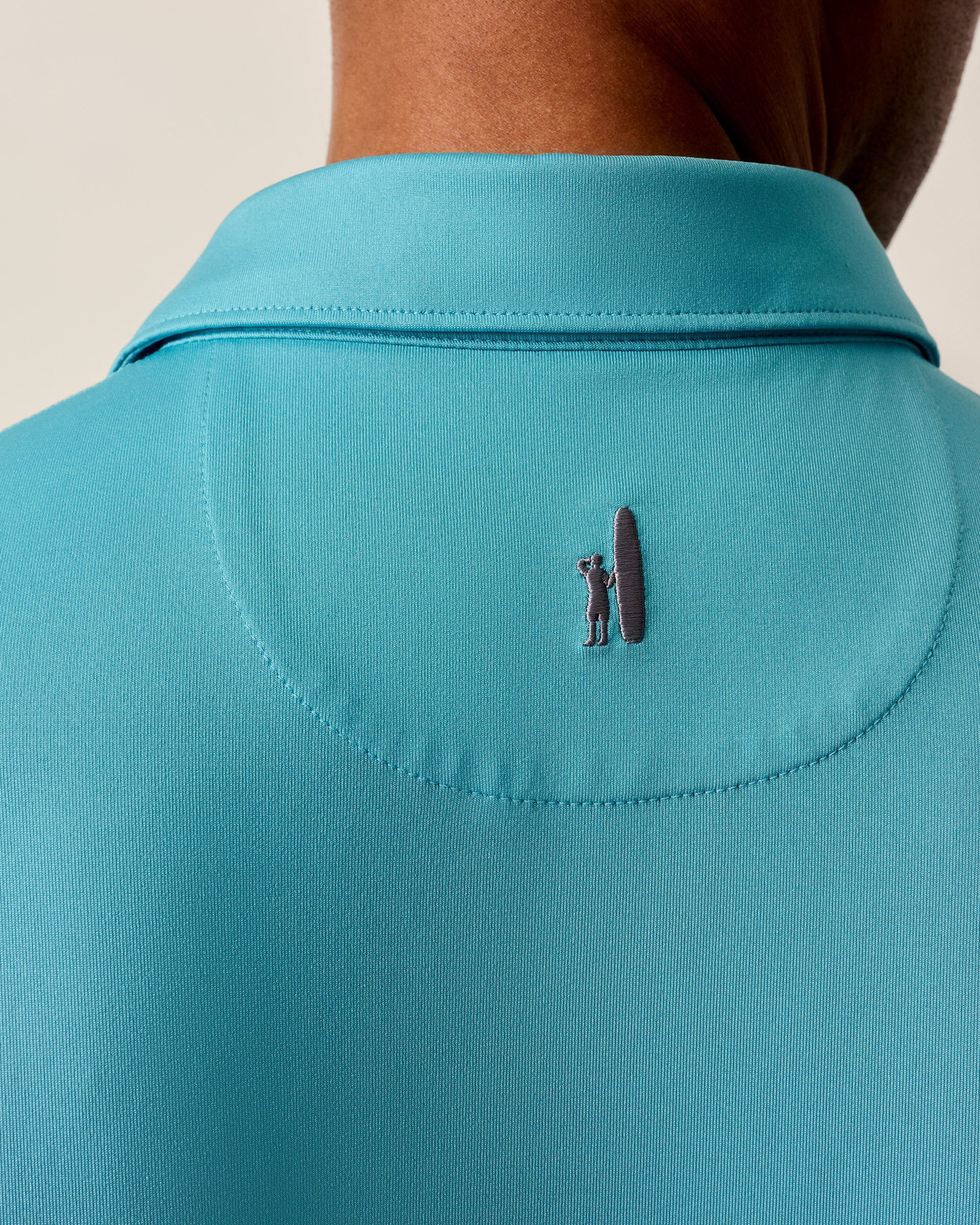 Johnnie-O Performance Jersey Polo - Birdie Solid, Haze