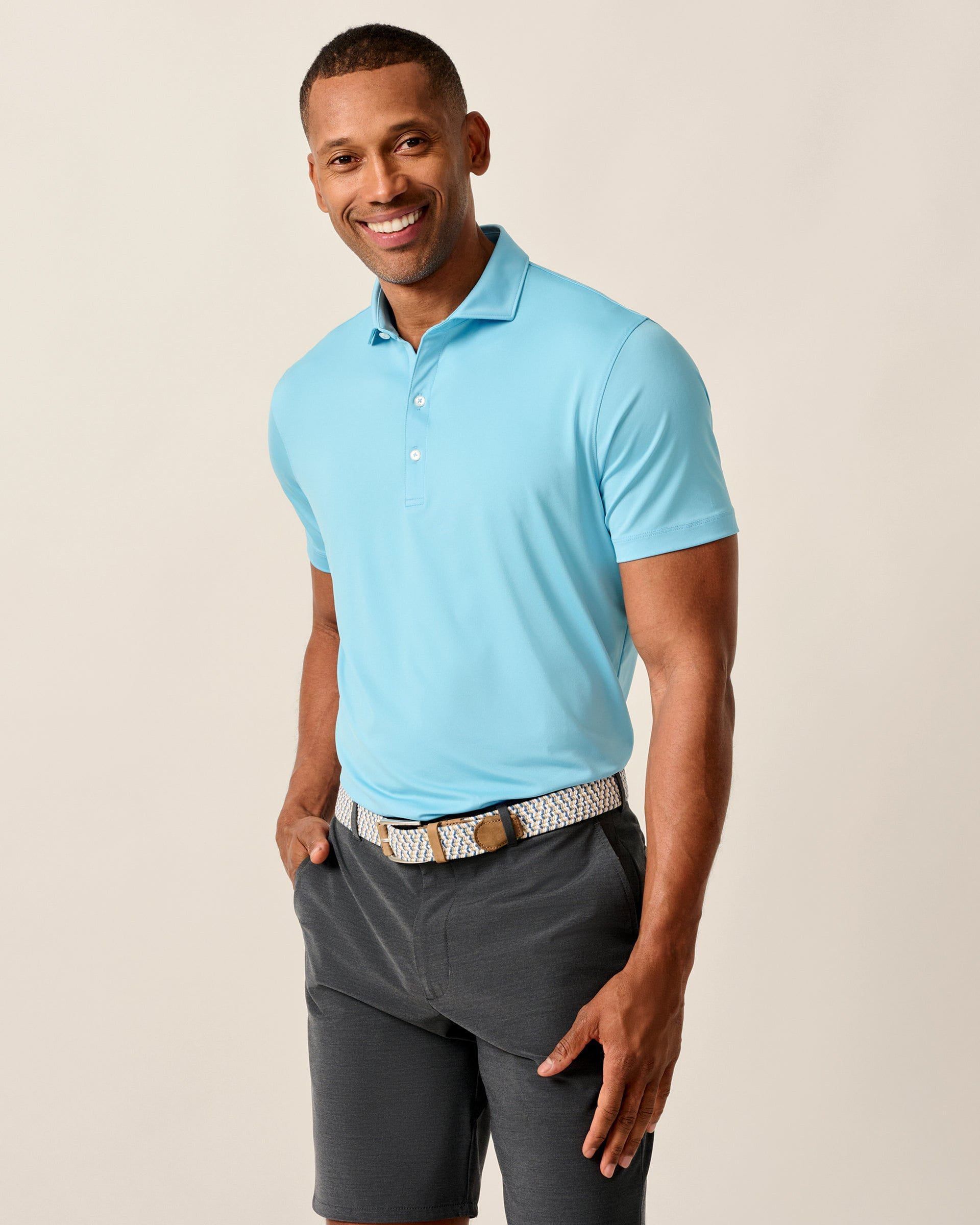 Johnnie-O Performance Jersey Polo - Birdie