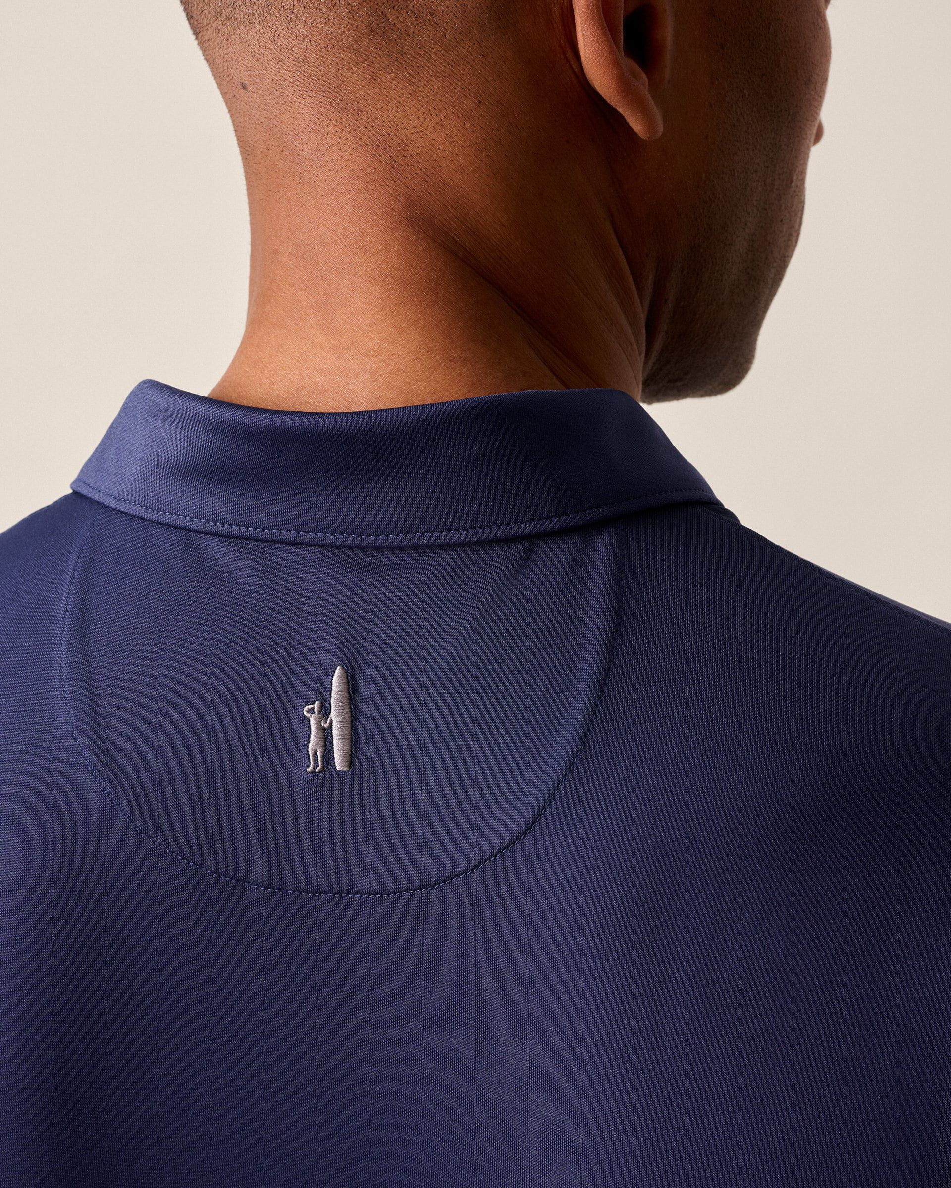 Johnnie-O Performance Jersey Polo - Birdie Solid, Twilight