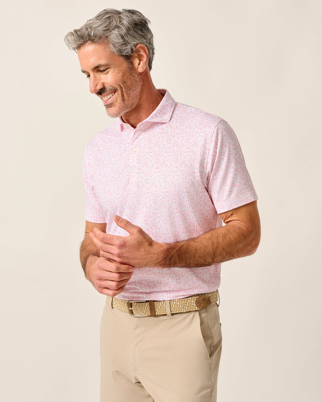 Johnnie-O Performance Jersey Polo - Boggings, Lobster
