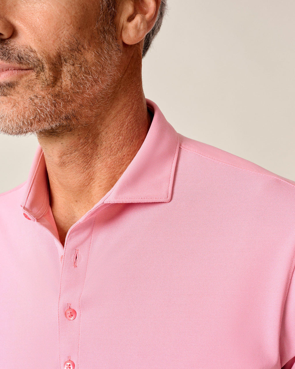 Johnnie-O Performance Mesh Polo - Solid, Azalea