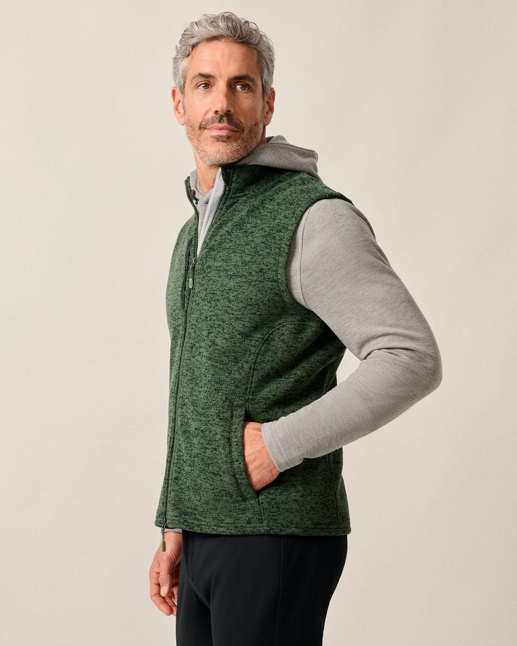 Johnnie-O Denalis Double-Zip Fleece Vest
