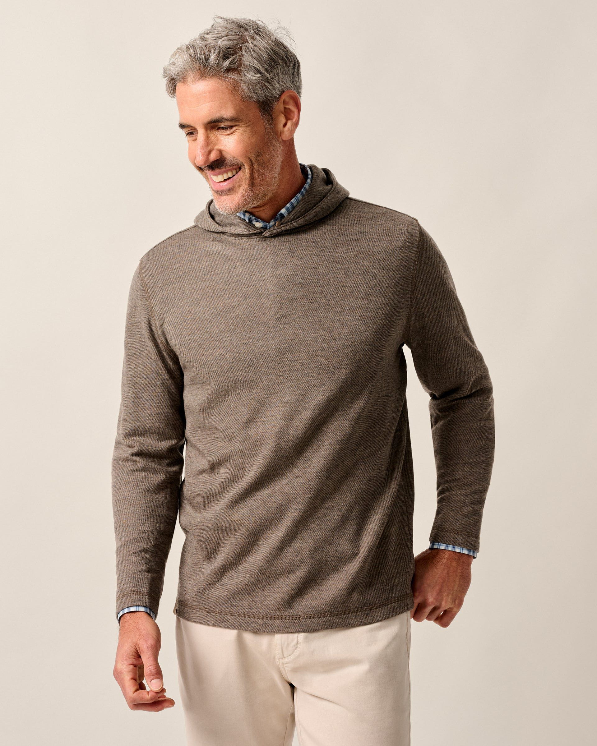 Johnnie-O Drayton Merino Cashmere Sweater Hoodie
