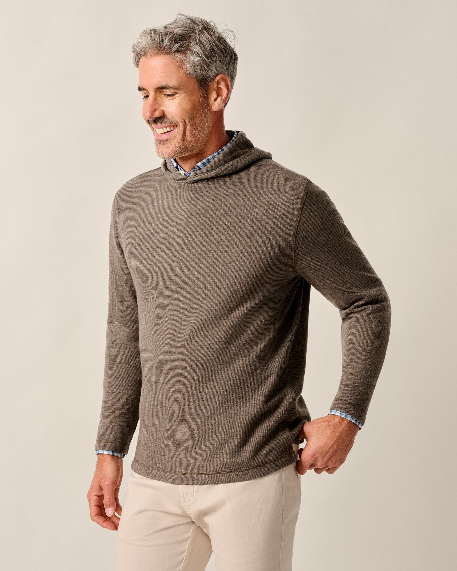 Johnnie-O Drayton Merino Cashmere Sweater Hoodie