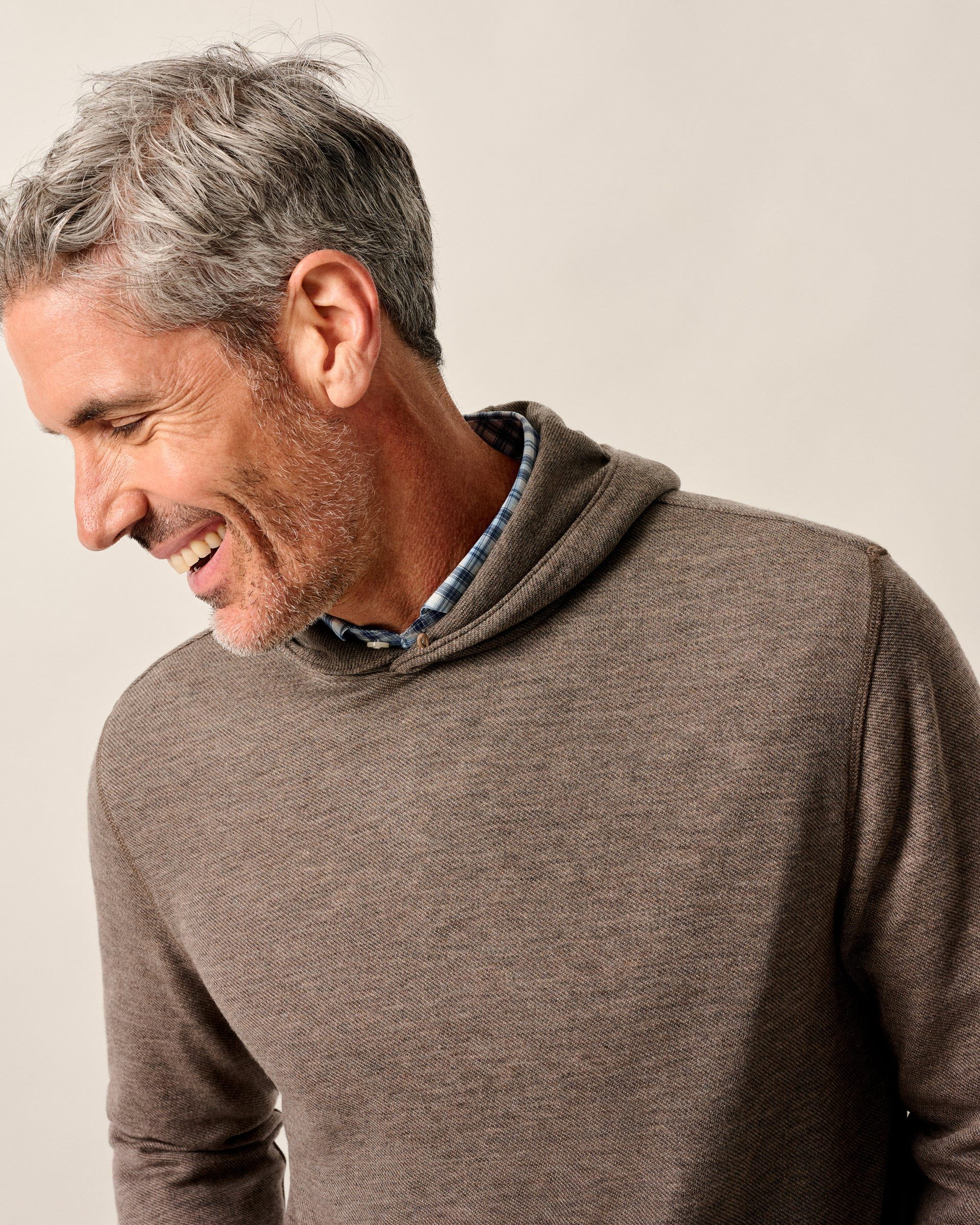 Johnnie-O Drayton Merino Cashmere Sweater Hoodie