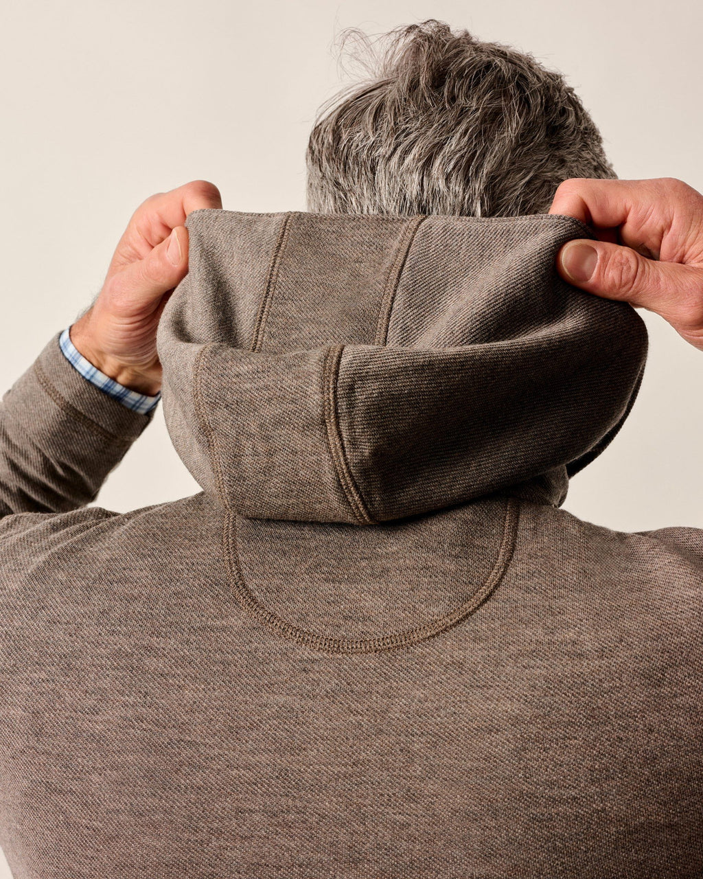 Johnnie-O Drayton Merino Cashmere Sweater Hoodie
