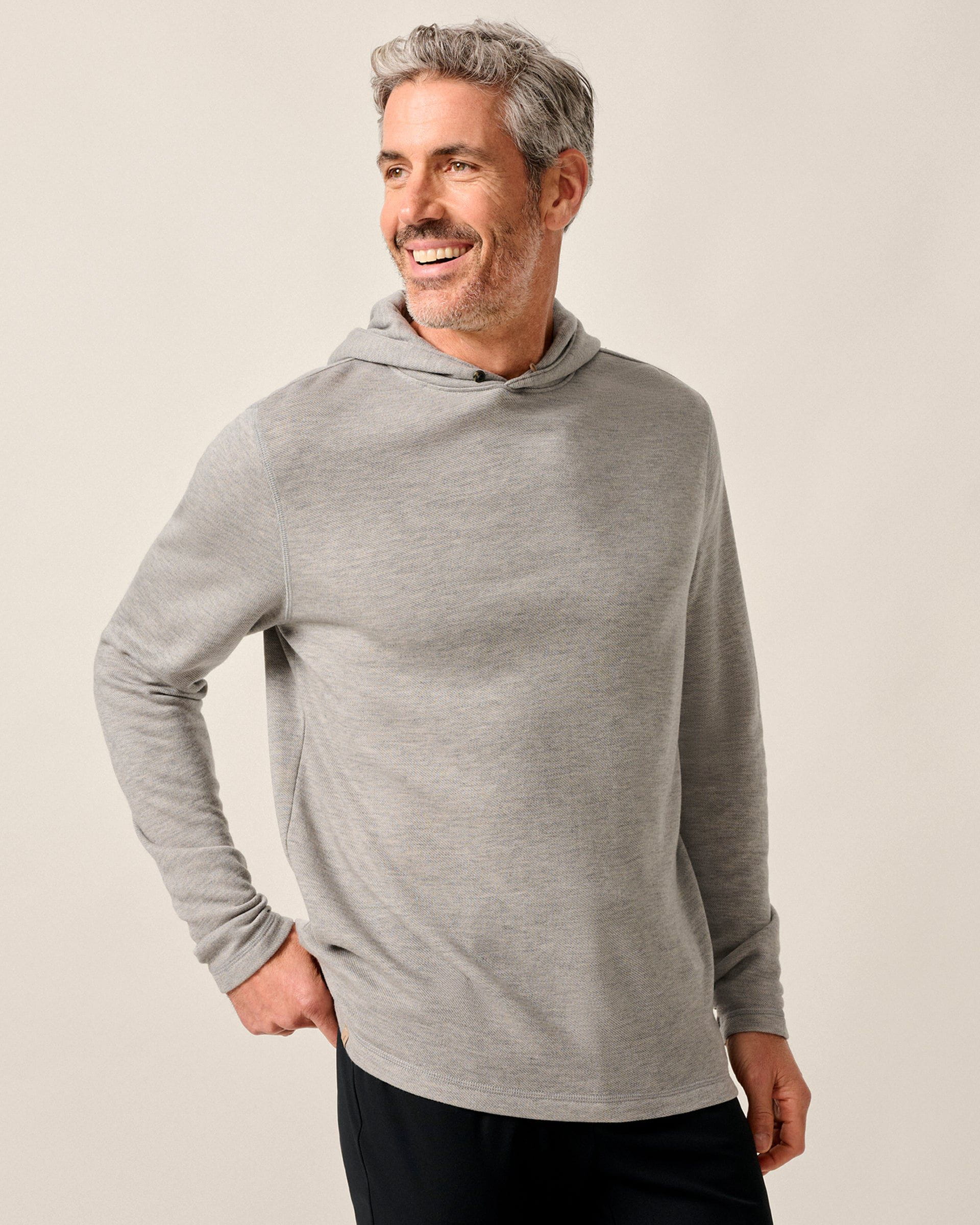 Johnnie-O Drayton Merino Cashmere Sweater Hoodie
