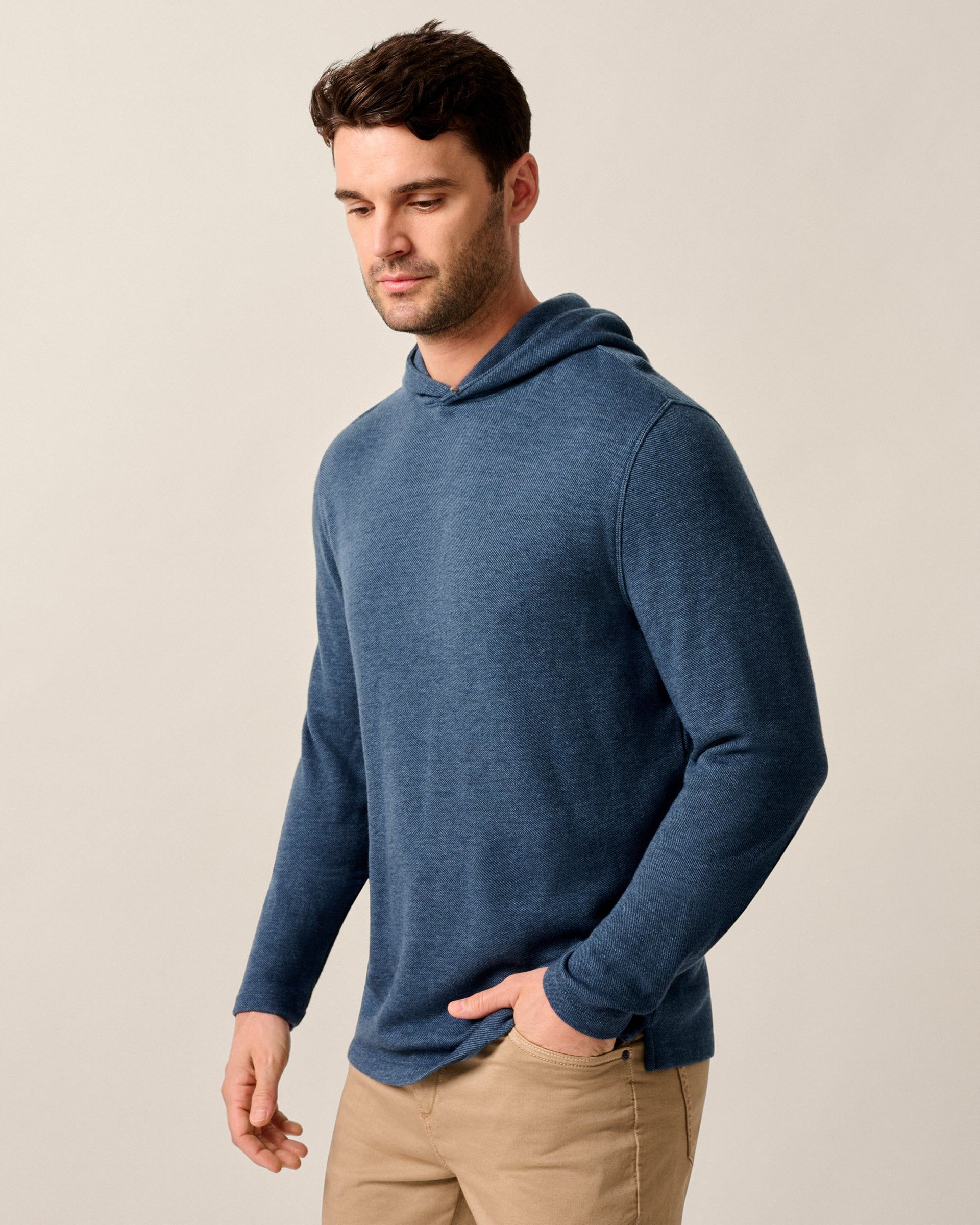 Johnnie-O Drayton Merino Cashmere Sweater Hoodie
