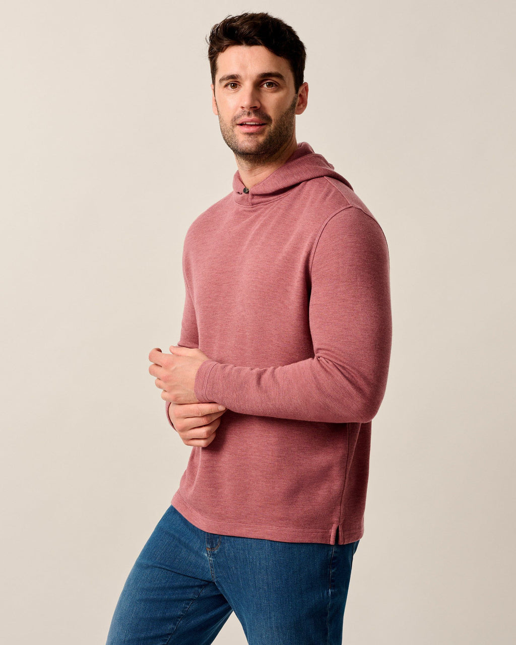 Johnnie-O Drayton Merino Cashmere Sweater Hoodie