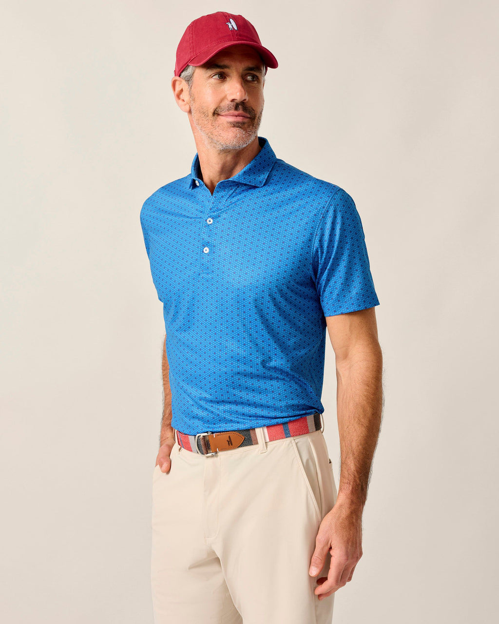 Johnnie-O Performance Jersey Polo - Emillio, Palisades Blue